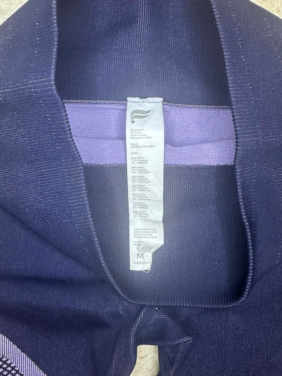 Fabletics 'Jessie' seamless crop top (Size S) and leggings set (Size M)