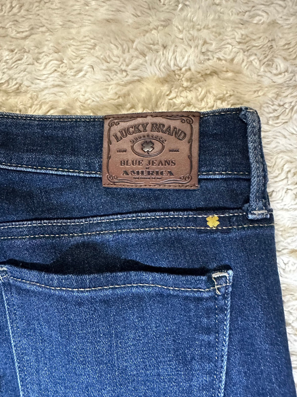 Lucky Brand Stella Skinny dark wash low rise stretch denim jeans Size 6/28 Y2K