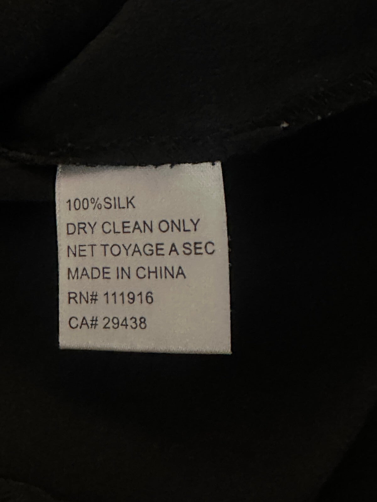 Yumi Kim black 100% silk V-neck utility button-front henley top XS minimalism