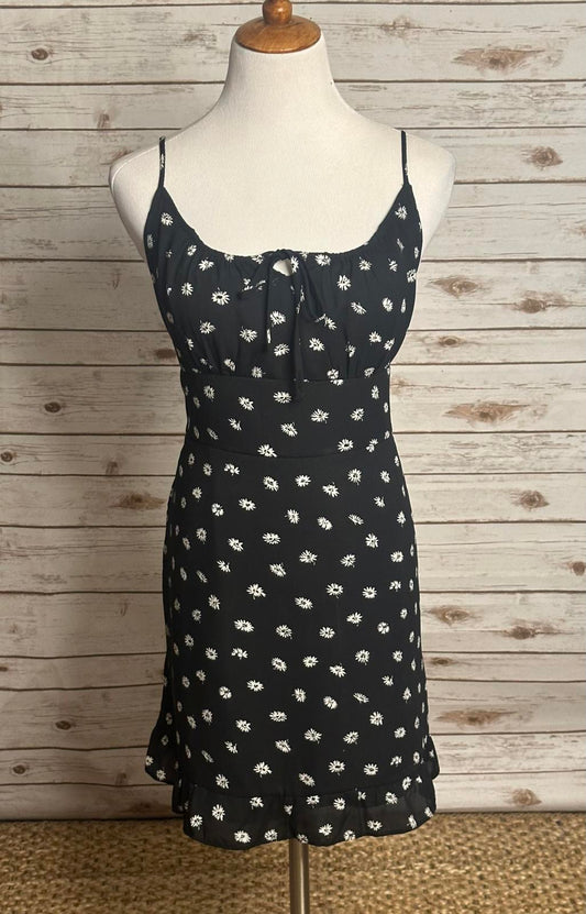 Abercrombie & Fitch Y2K floral spaghetti strap empire waist mini dress Size L