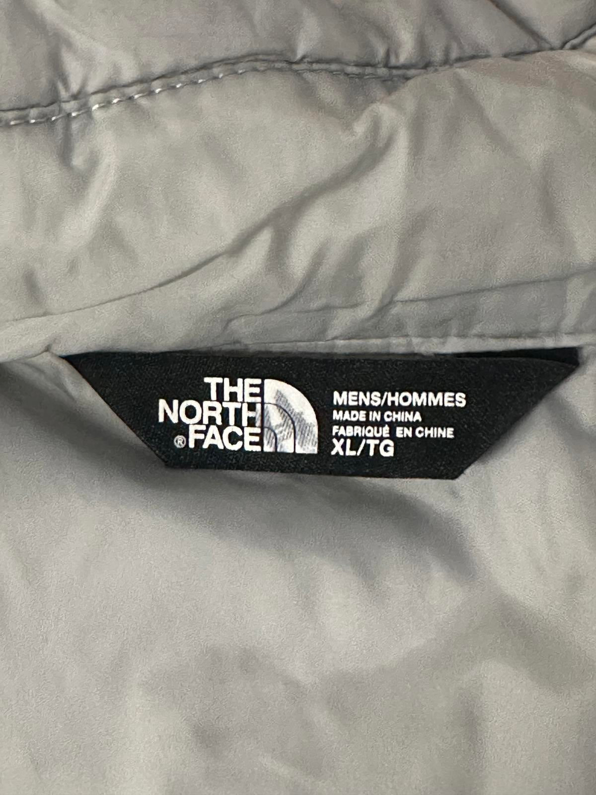 The North Face gorpcore light grey insulated puffer jacket Size XL