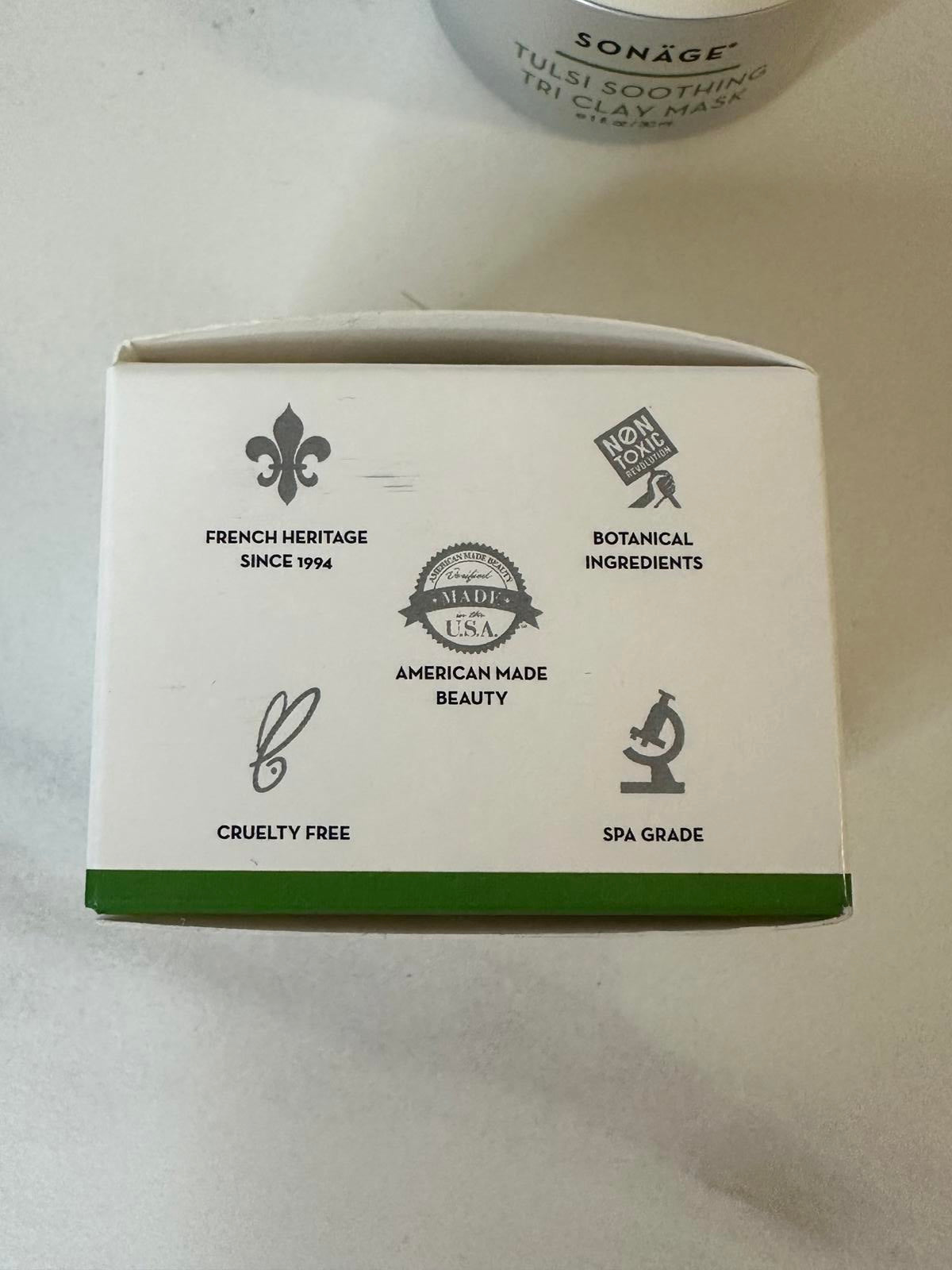 Sonage Tulsi Soothing Tri Clay mask