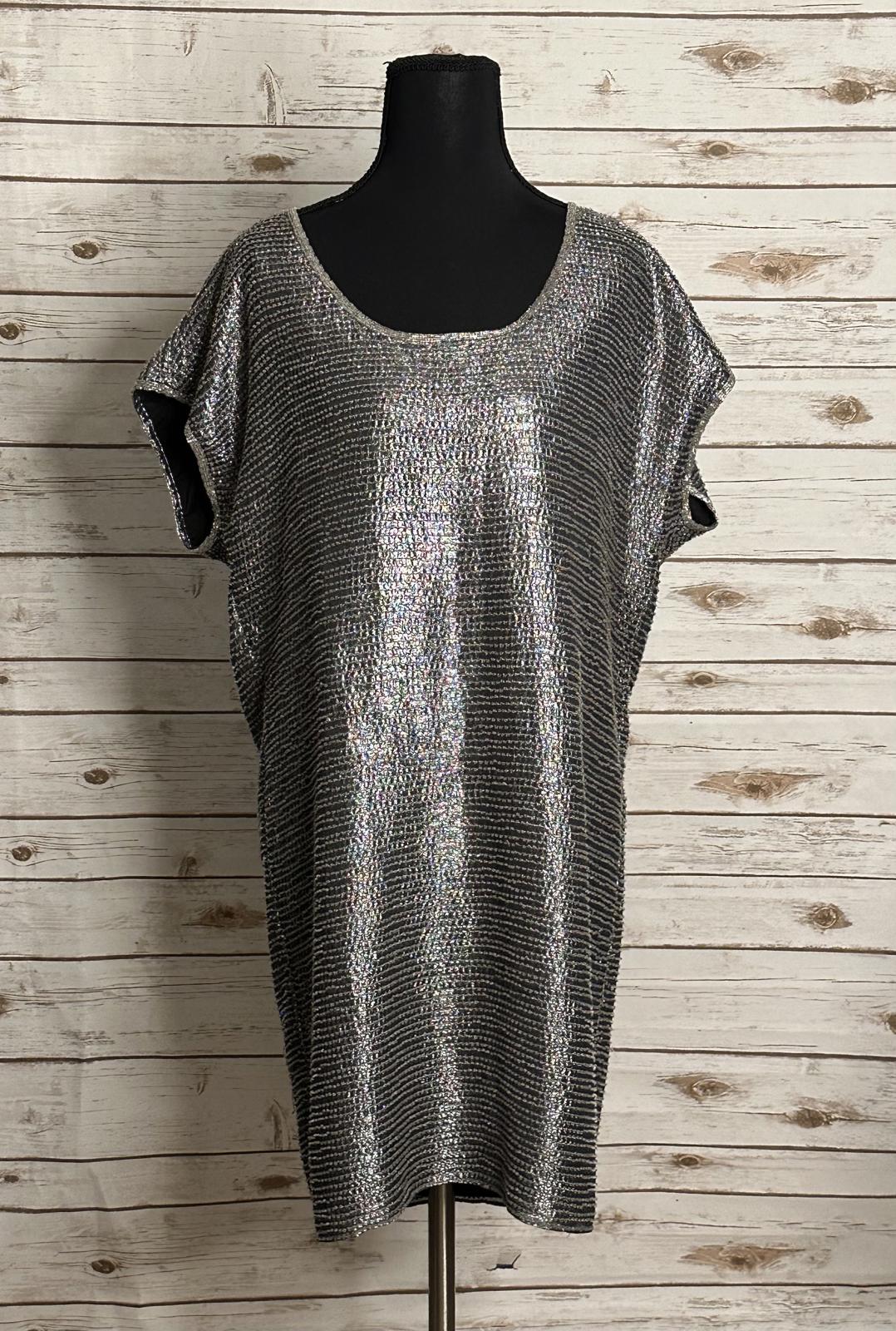 Diane von Furstenburg silk-blend New Sol Two Bugle Bead mini shift dress Size 4