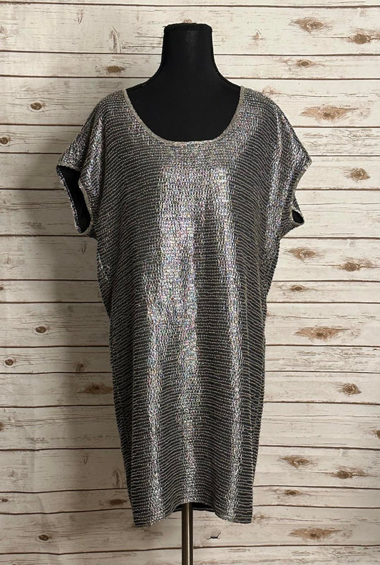 Diane von Furstenburg silk-blend New Sol Two Bugle Bead mini shift dress Size 4
