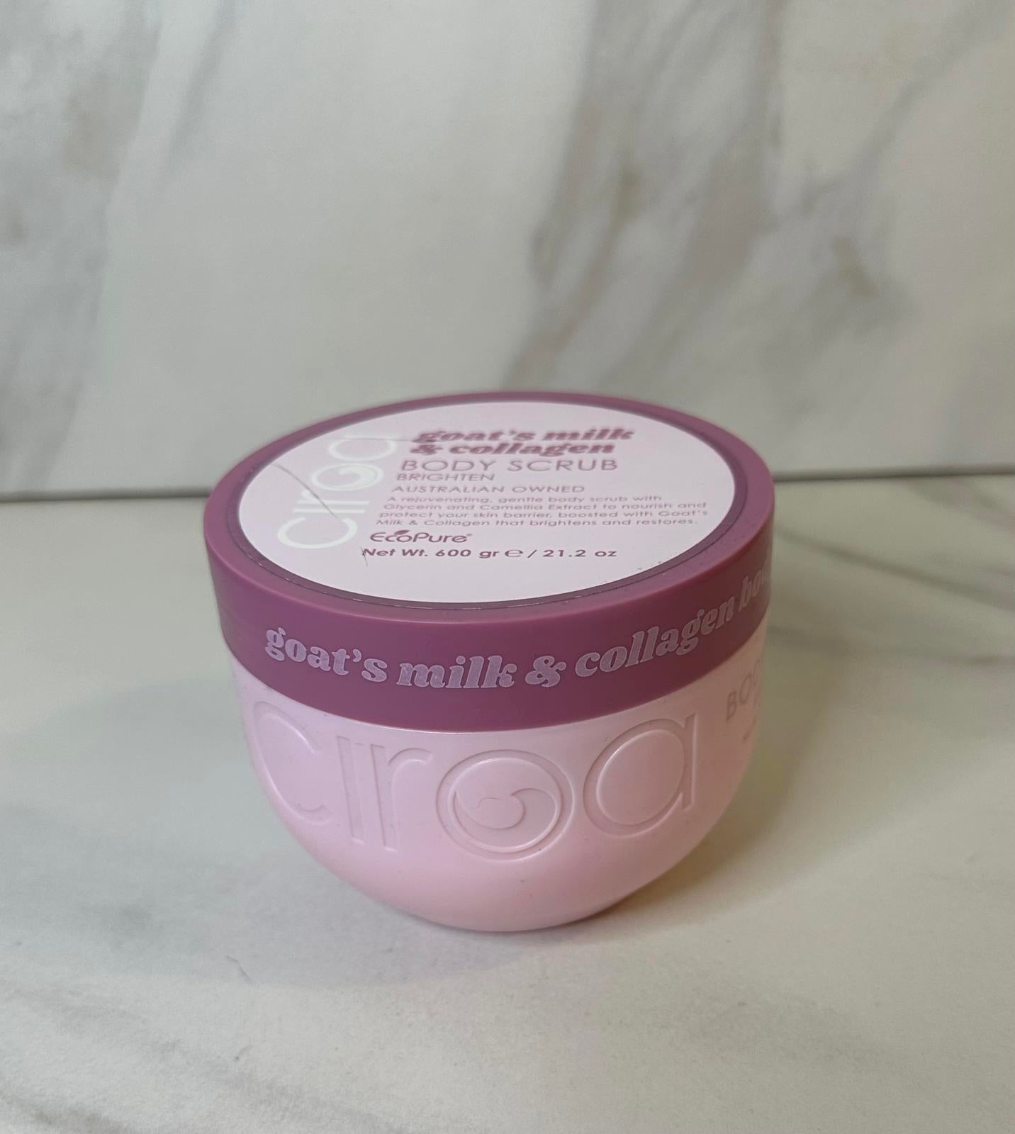 Ciroa Goat's Milk & Collagen body scrub (Brighten)