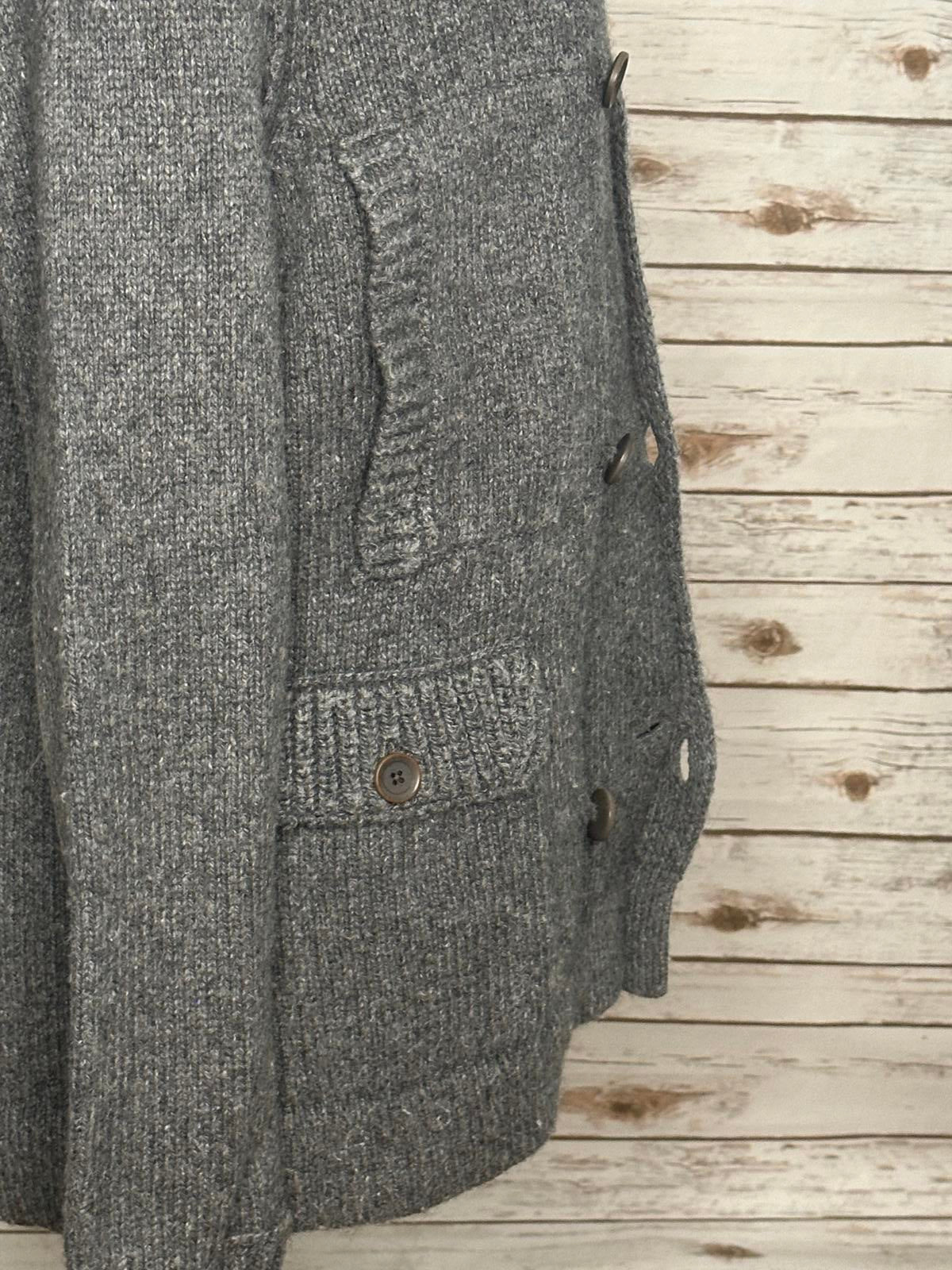 Banana Republic Heritage alpaca/wool sweater knit peacoat Size Large
