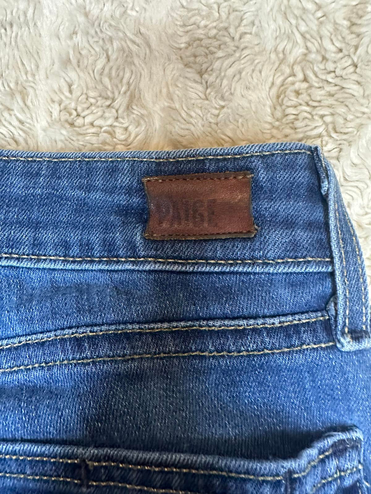 Paige Skyline Ankle Peg Y2K Bridgette medium wash modern skinny jeans Size 27