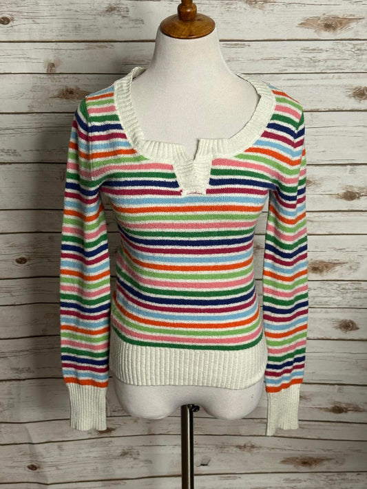 Vintage Aeropostale Y2K multicolored striped pullover sweater Size Medium