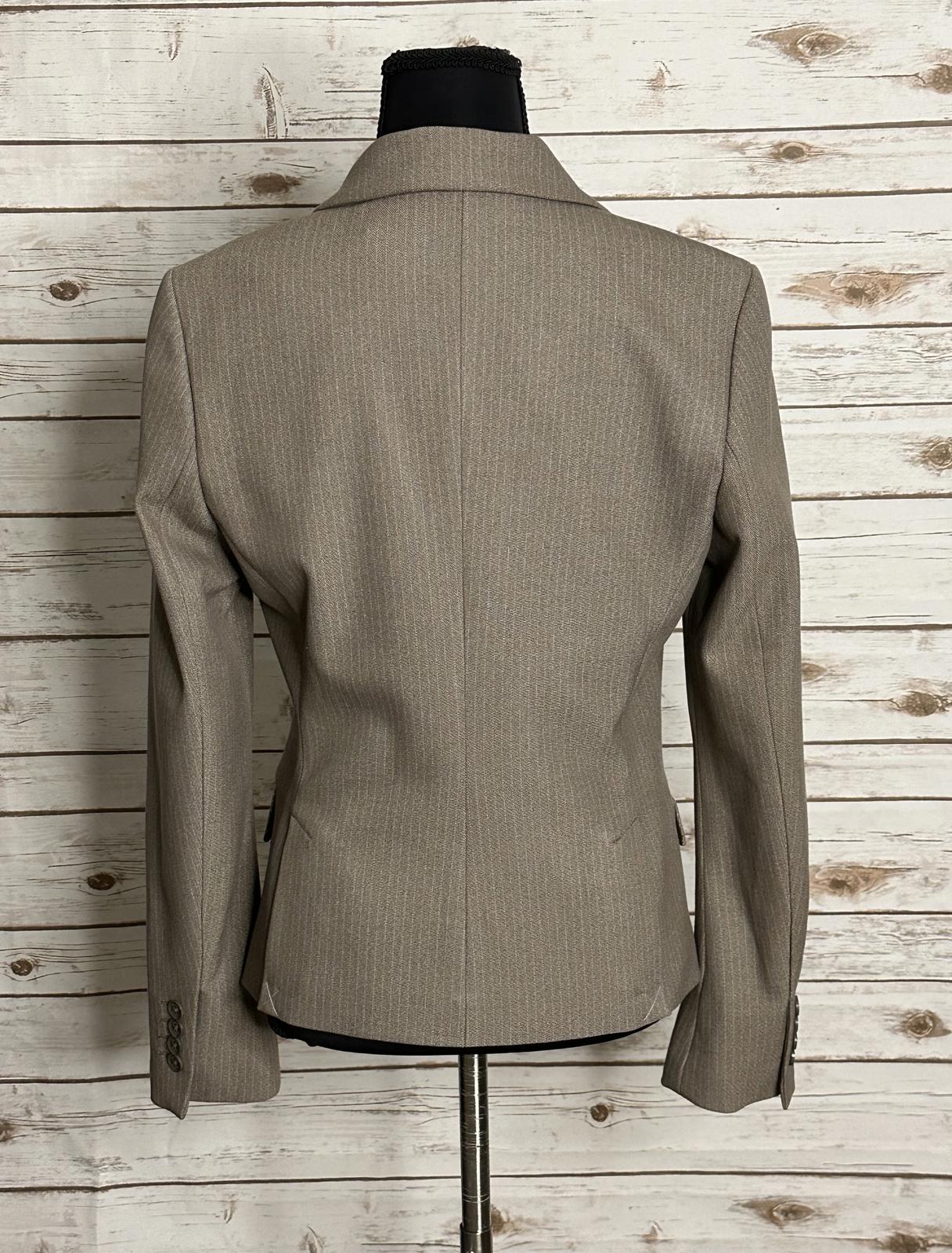 Express Studio Stretch classic corpcore pinstriped single-breasted blazer Size 6