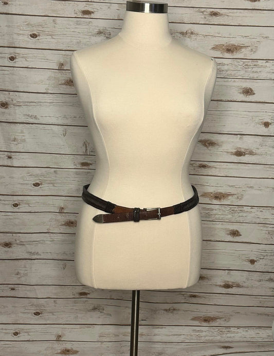 Cole Haan braided leather belt Size 40/ Large