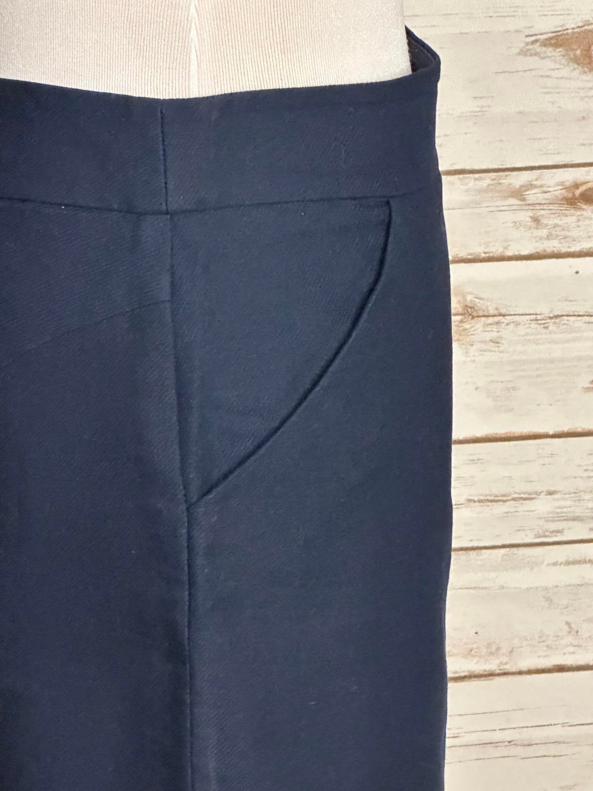 J.Crew classic corpcore office siren navy blue The Pencil Skirt Size 10