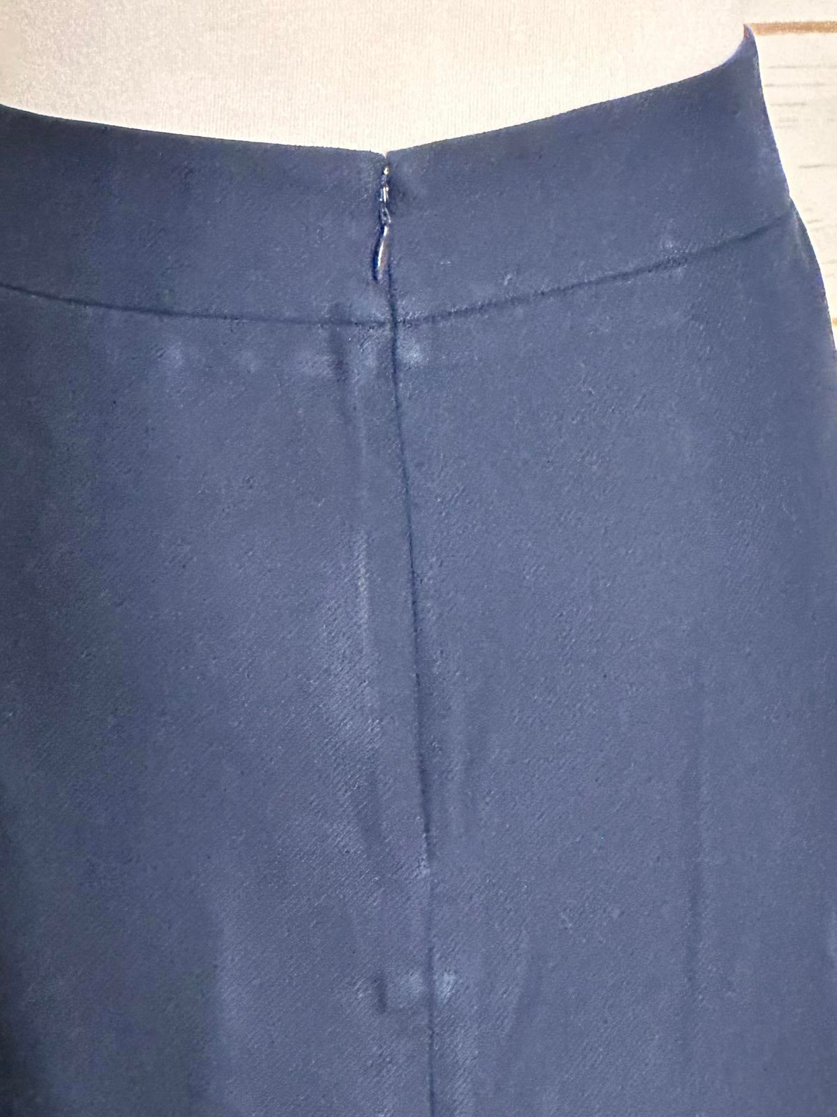 J.Crew classic corpcore office siren navy blue The Pencil Skirt Size 10