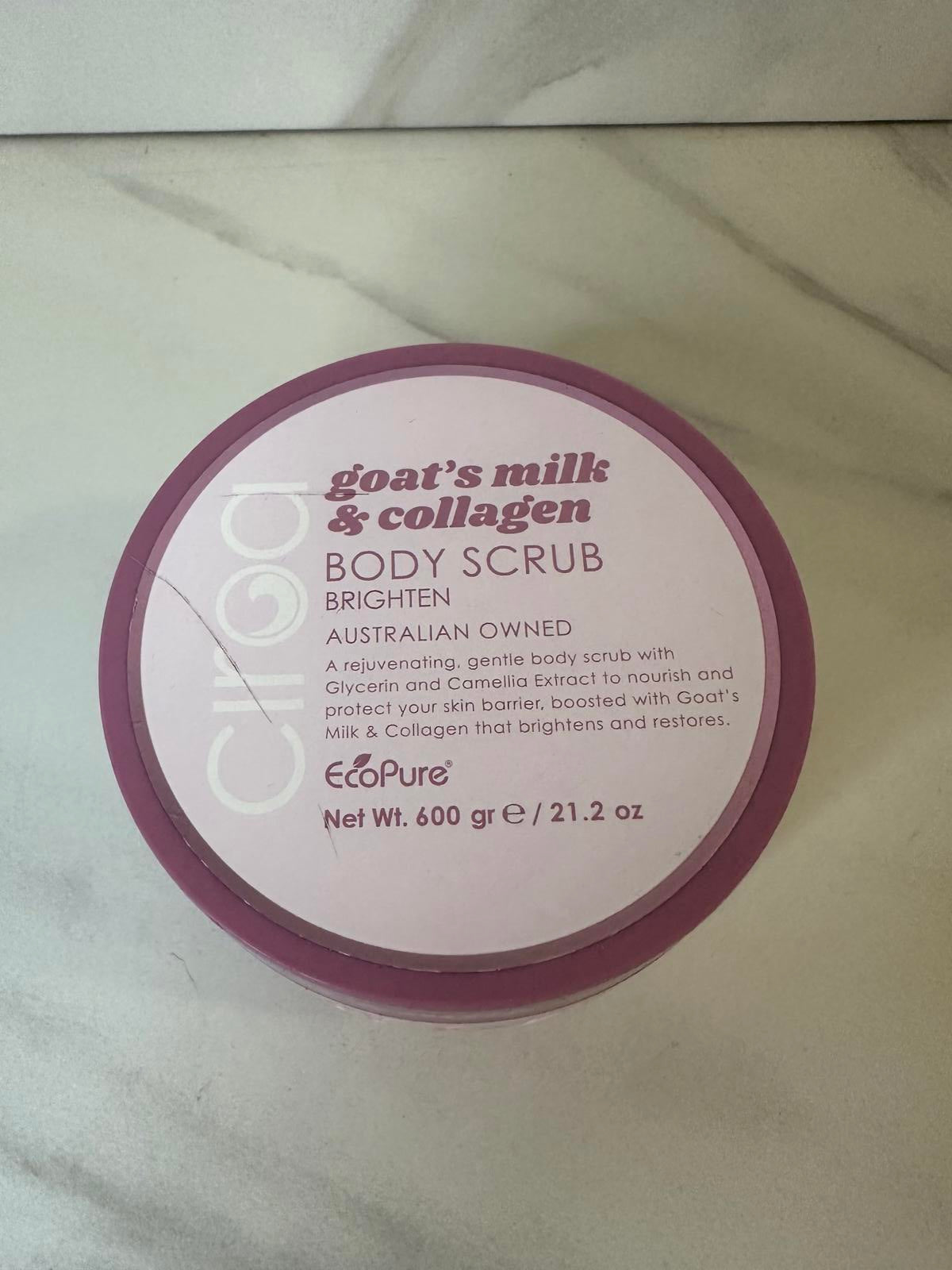 Ciroa Goat's Milk & Collagen body scrub (Brighten)