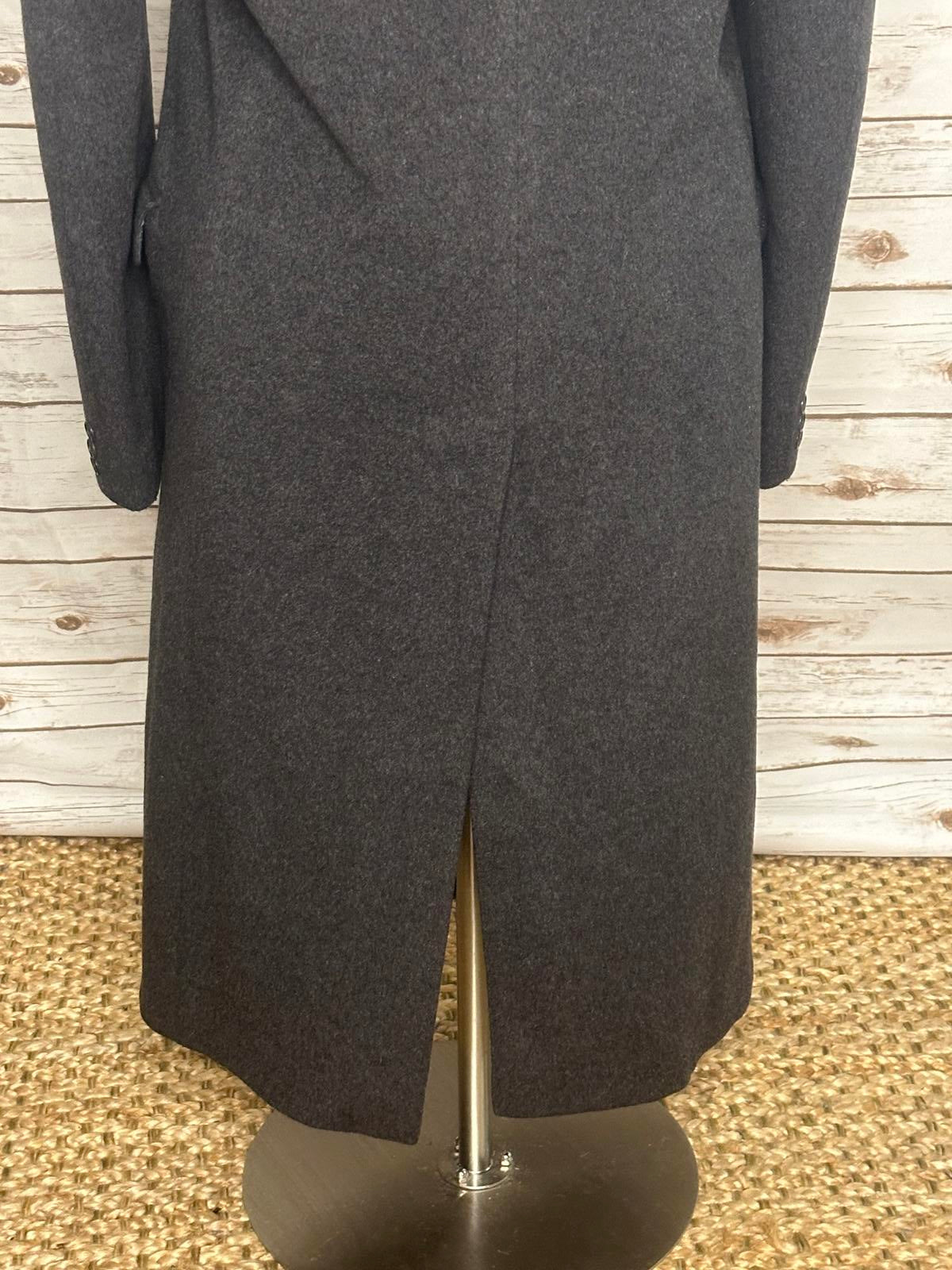 Vintage Pucci cashmere-wool double-breasted long coat 40L