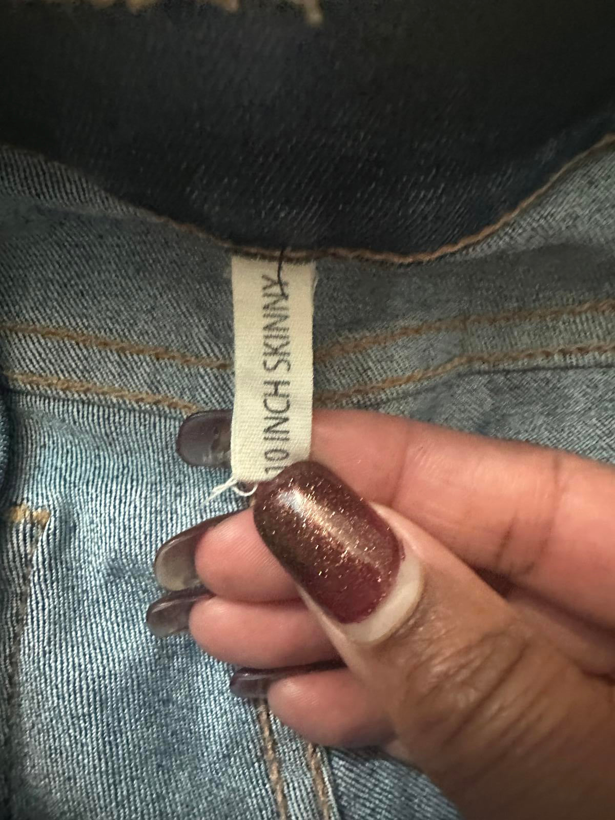 rag & bone 10" skinny jeans Size 24
