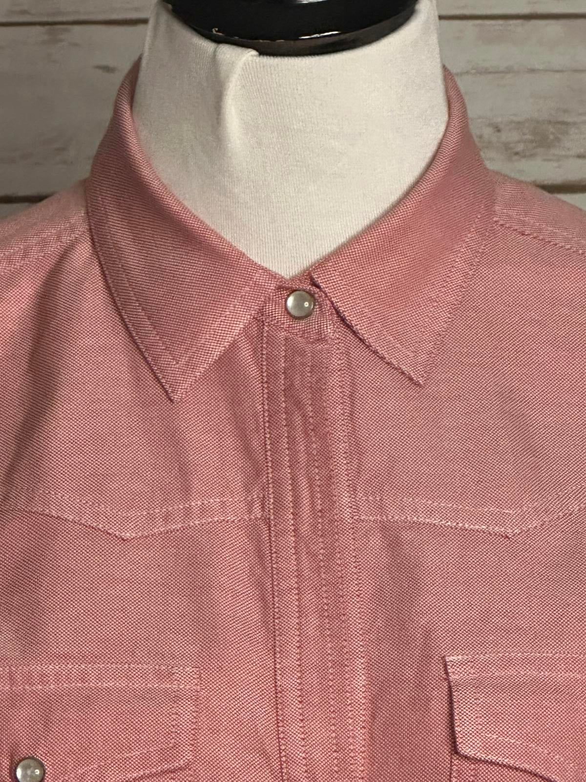 theory red Western-style cotton pearl snap button-up shirt dress Size 2