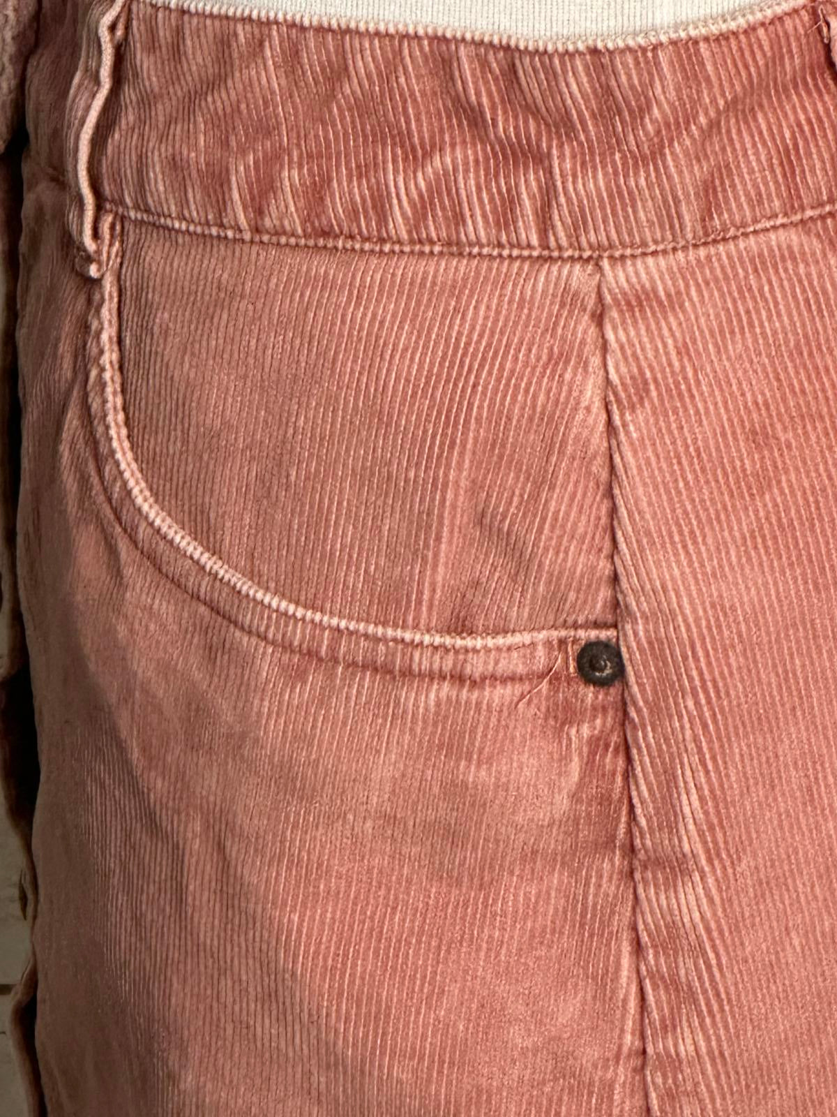 Roxy dusty rose classic casual corduroy A-line mini skirt Size Medium/10