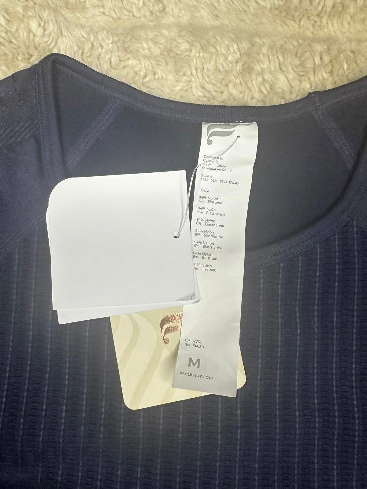 Fabletics Sync seamless top and high-waisted perforated leggings set Size Medium