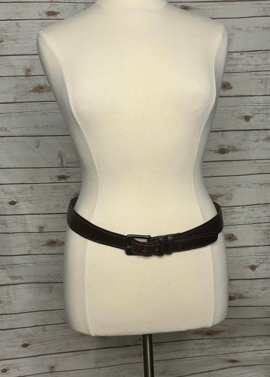 Columbia classic brown geniune leather belt Size 42/XL