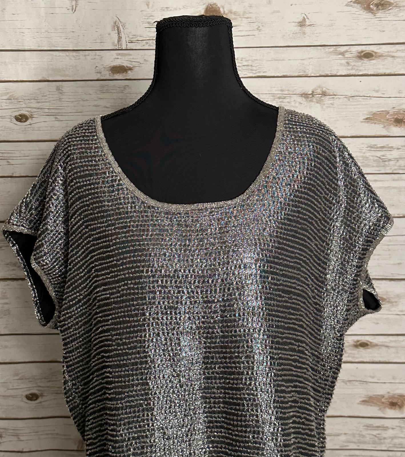 Diane von Furstenburg silk-blend New Sol Two Bugle Bead mini shift dress Size 4