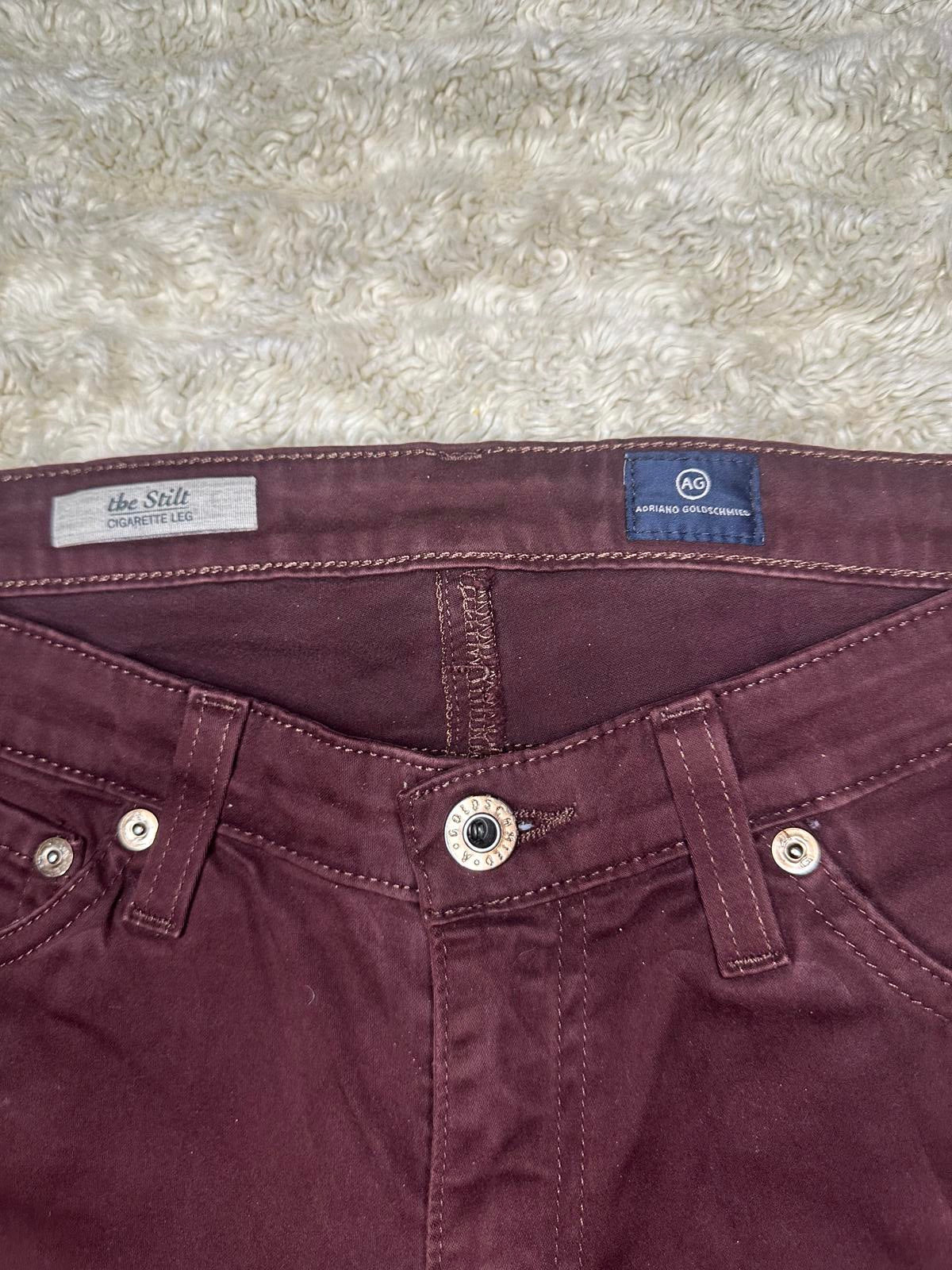 AG Adriano Goldschmeid 'The Stilt' cigarette leg jeans