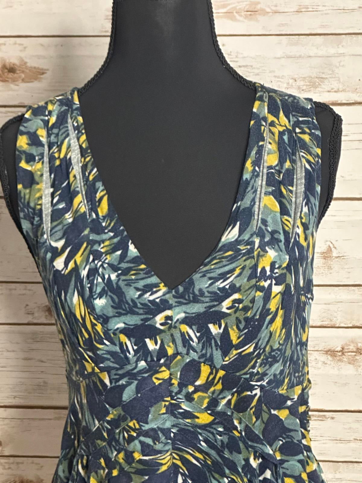 Anthropologie Deletta V-neck sleeveless empire top/tunic/dress Size XS