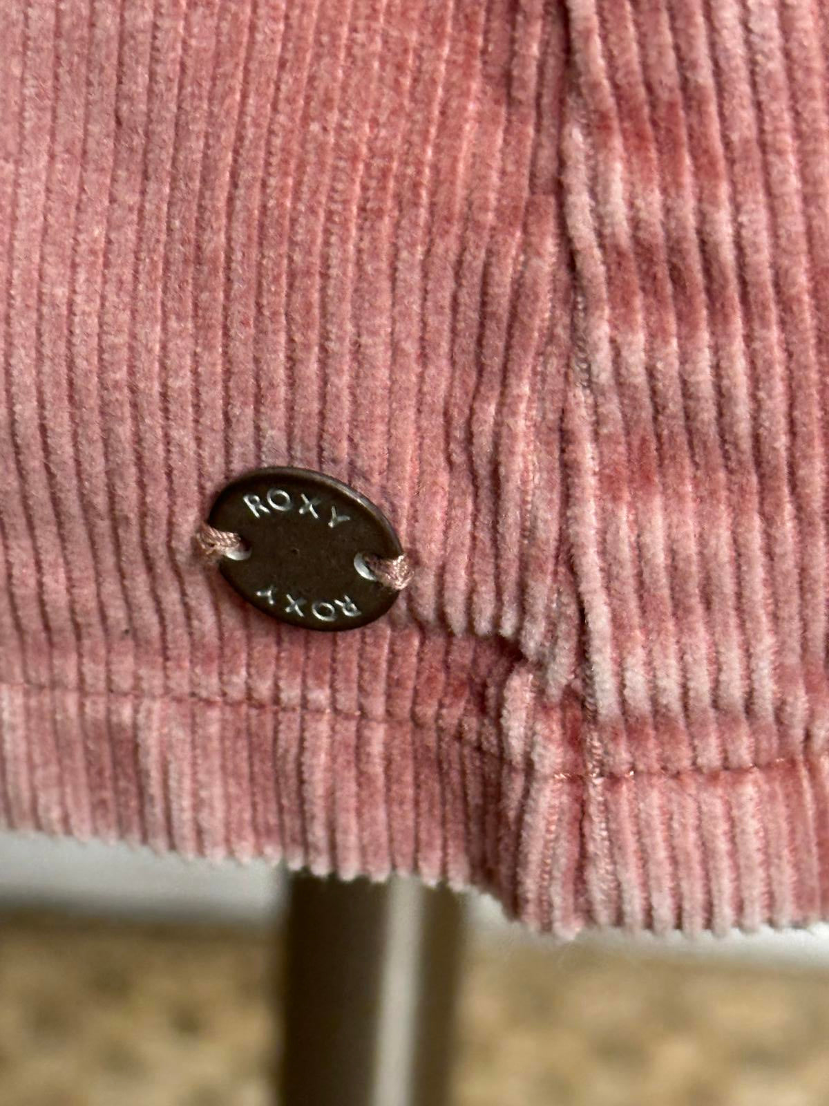 Roxy dusty rose classic casual corduroy A-line mini skirt Size Medium/10