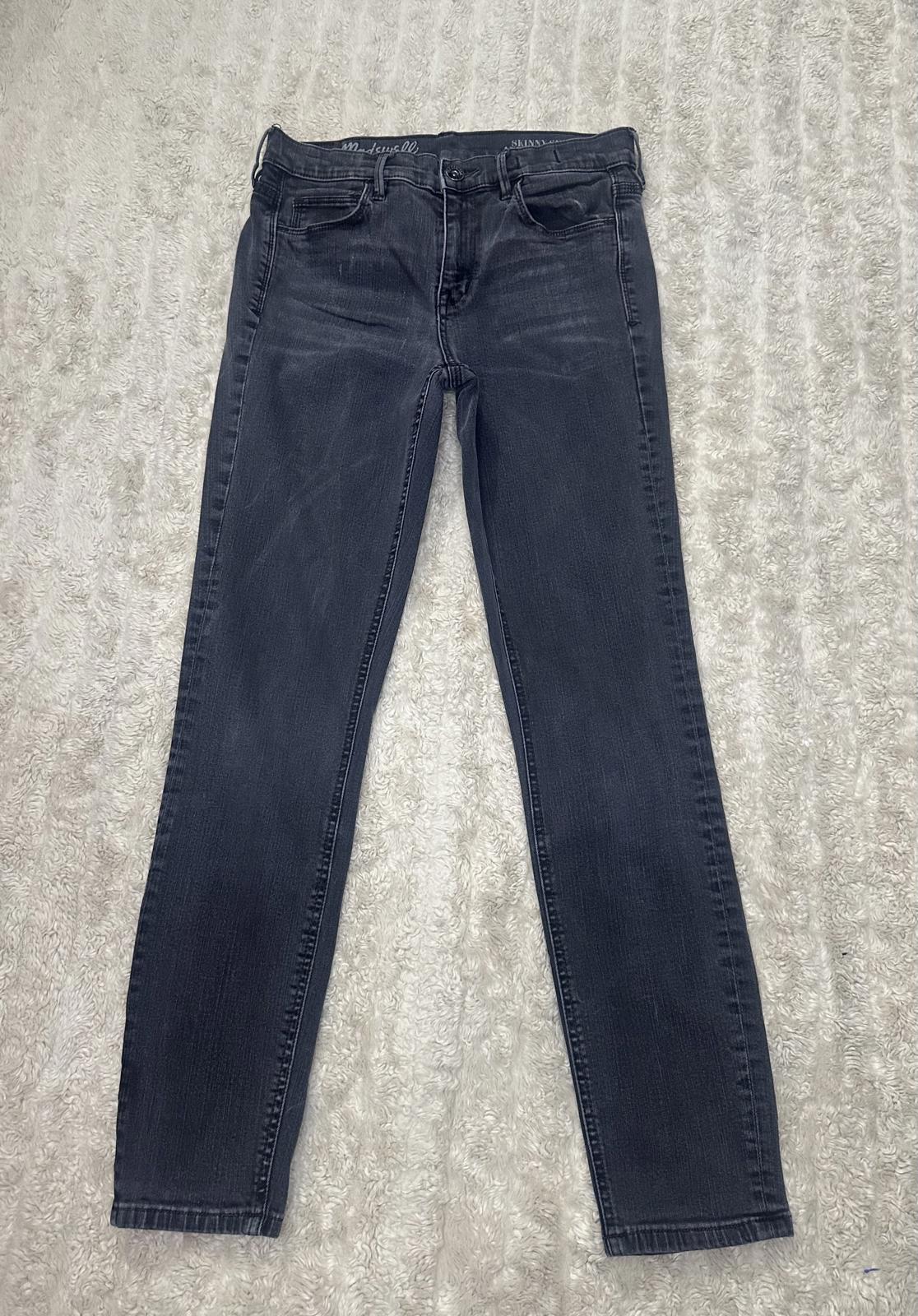 Madewell dark gray Skinny Skinny Ankle High Riser jeans Size 27