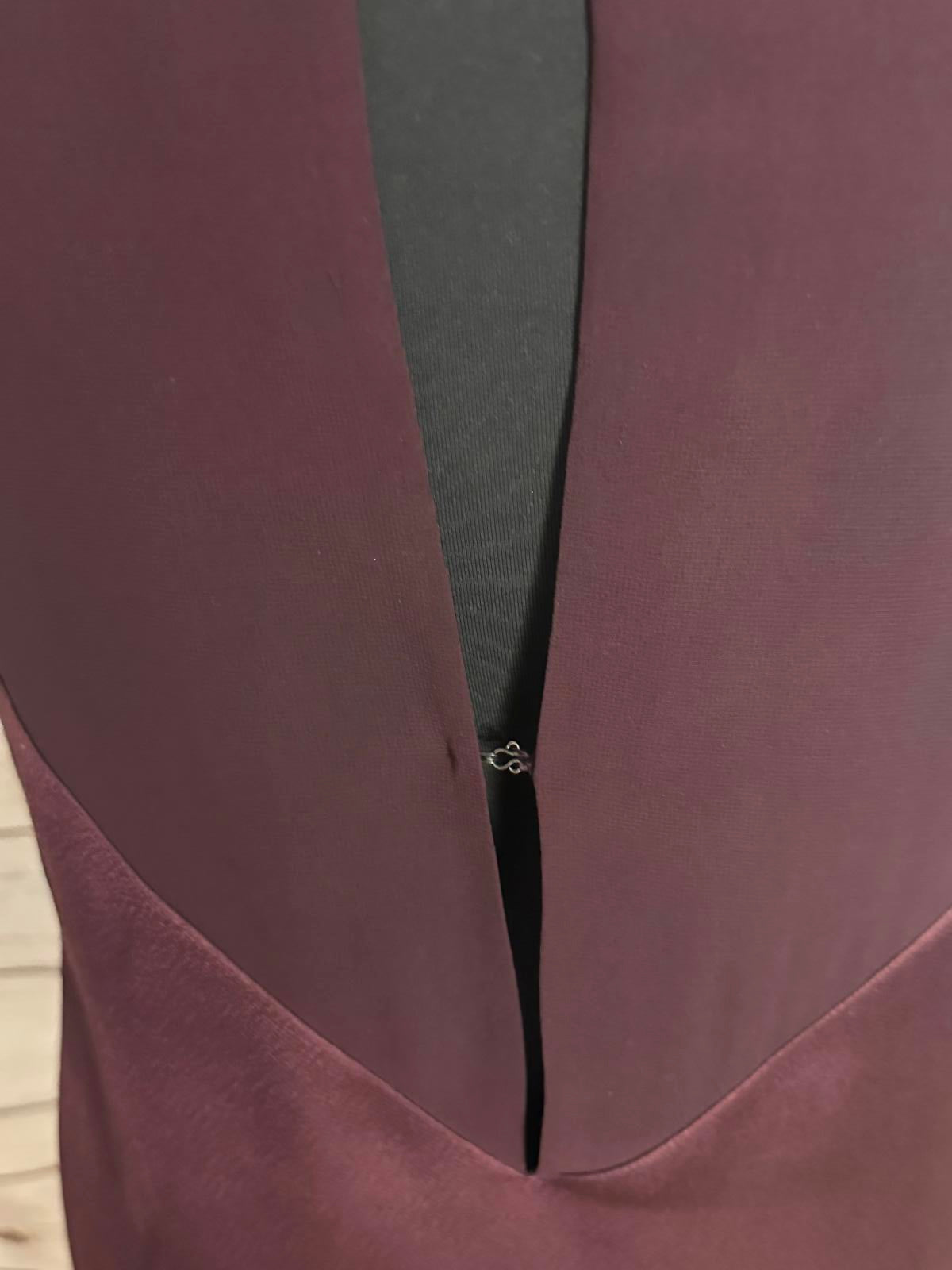 Reiss eggplant Kaelin halter shift cocktail dress Size 2