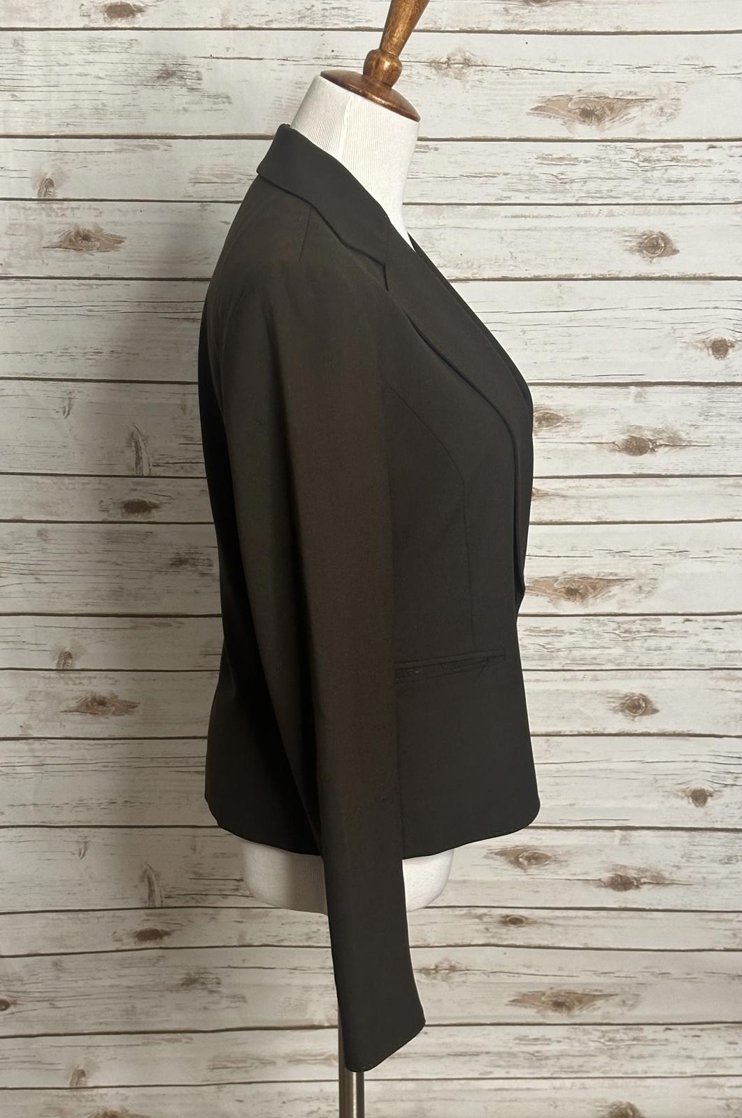Lafayette 148 corpcore office siren brown wool single-breasted blazer Size 10