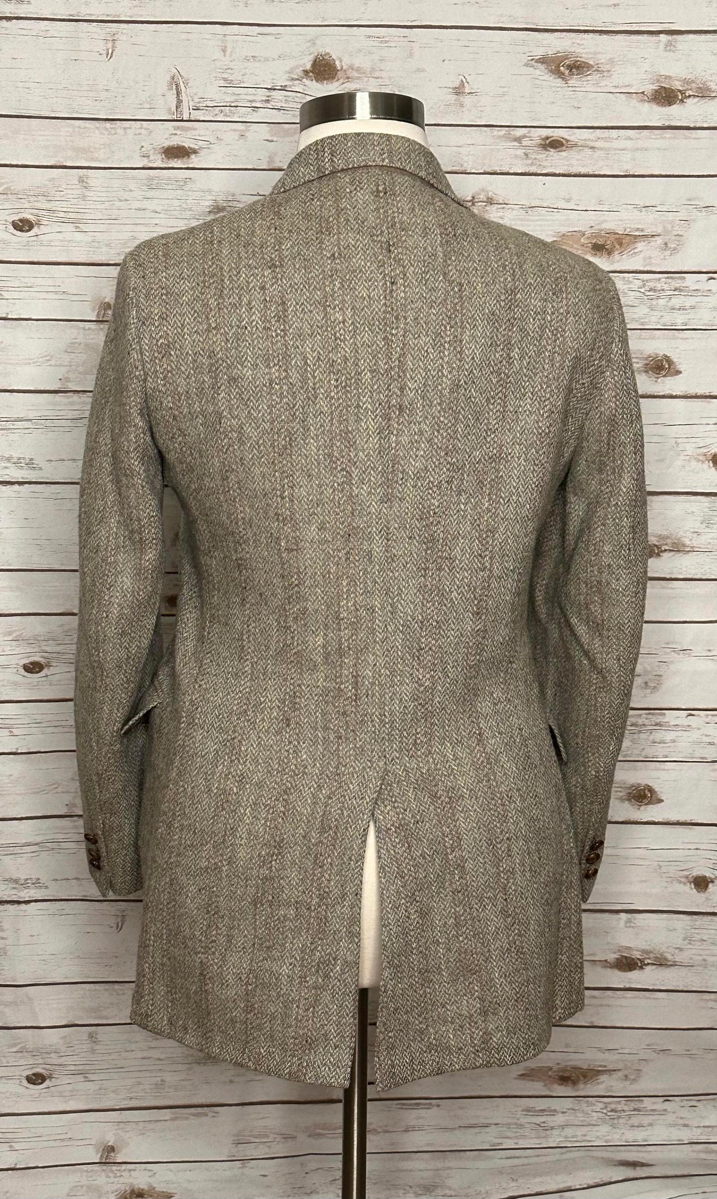Vintage Asher Harris Tweed Union Made 100% Scottish wool blazer