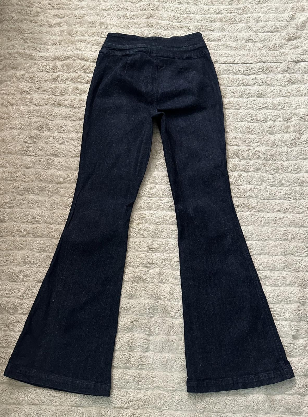 INC International Concept classic Flare high-waisted dark wash jeans Size 4/27