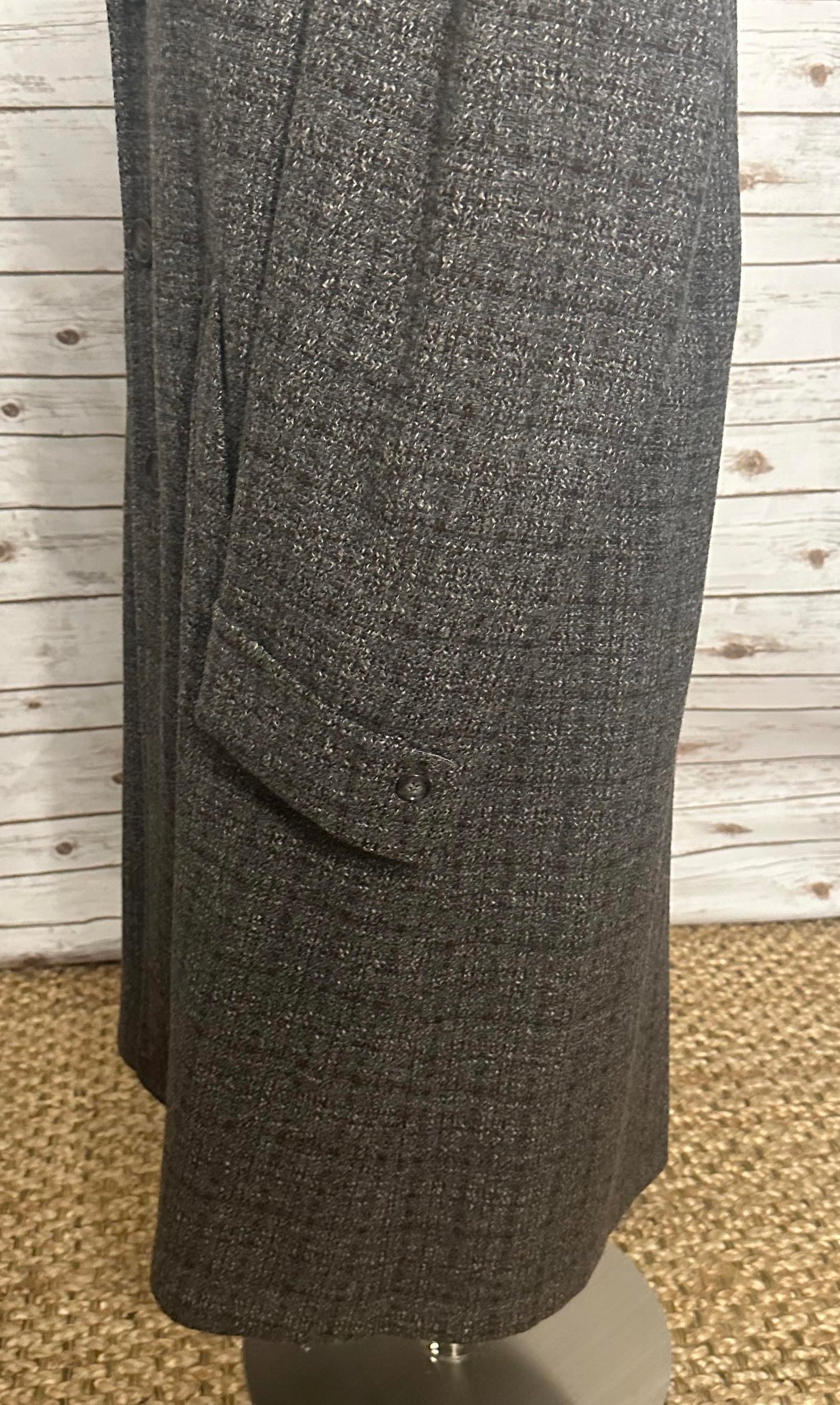 Vintage Hart, Schaffner & Marx tweed wool overcoat Size 44