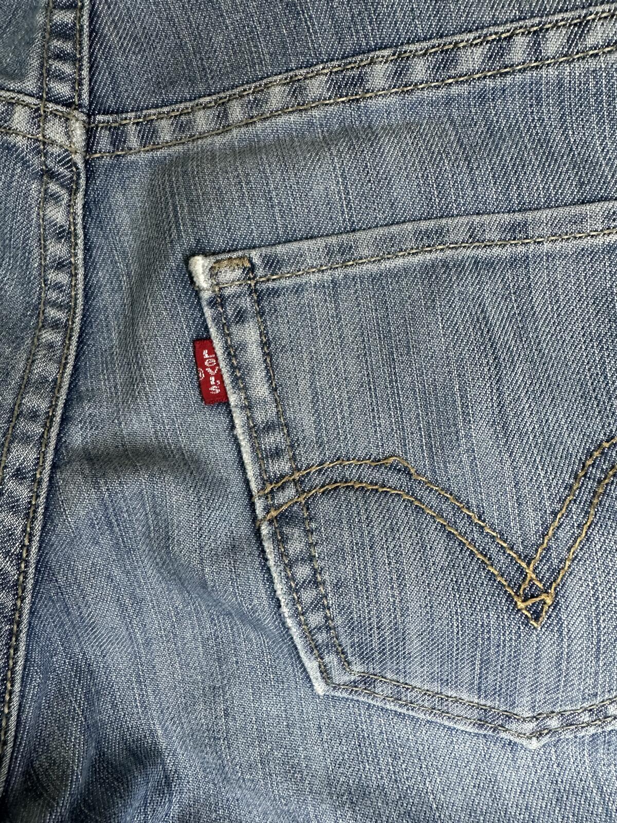 Levi's 511 Skinny light wash denim jeans Size 14Reg 27x27 vintage style unisex