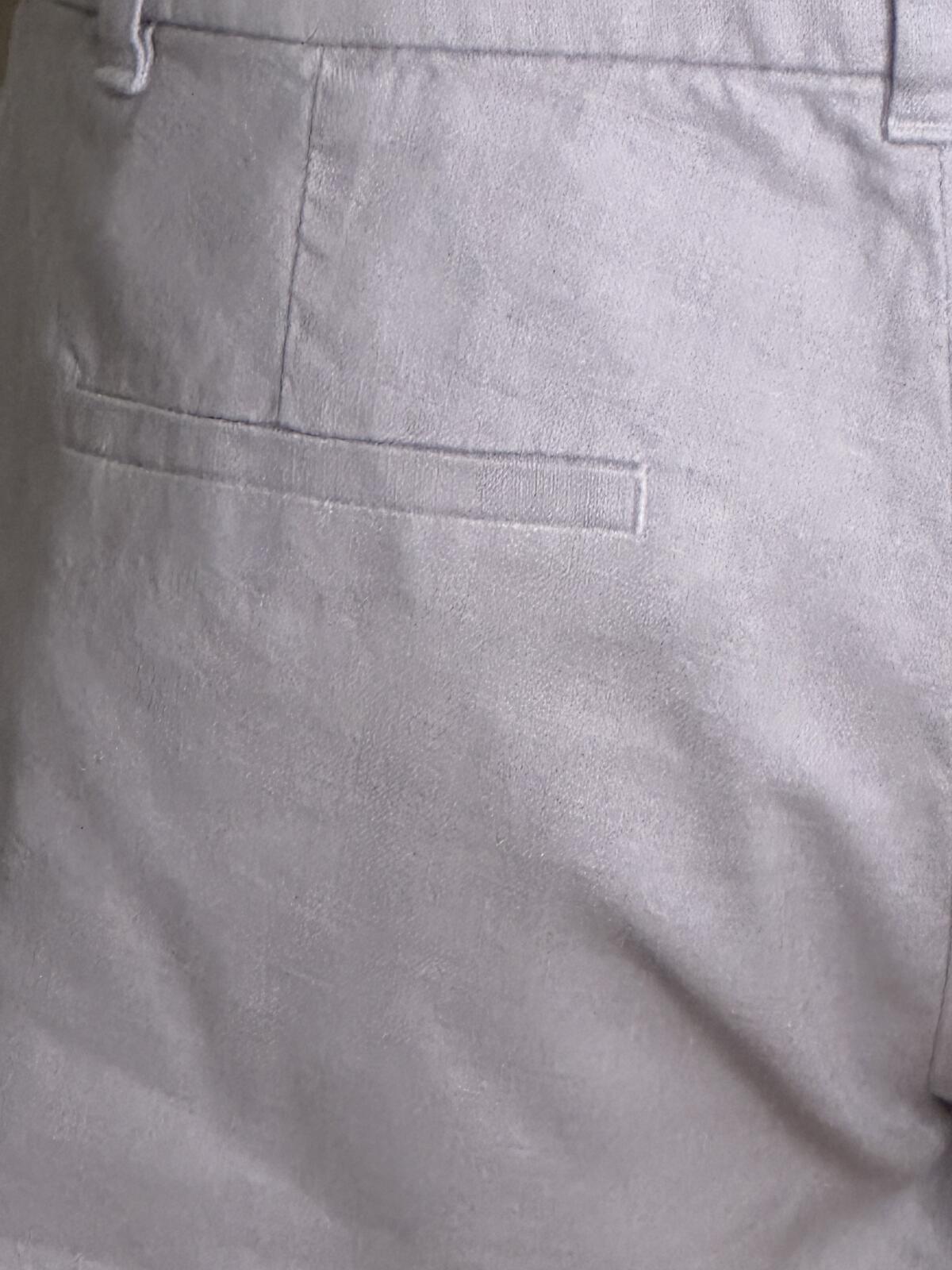 J.Crew lilac linen-cotton scalloped hem shorts Size 4 classic preppy tailored