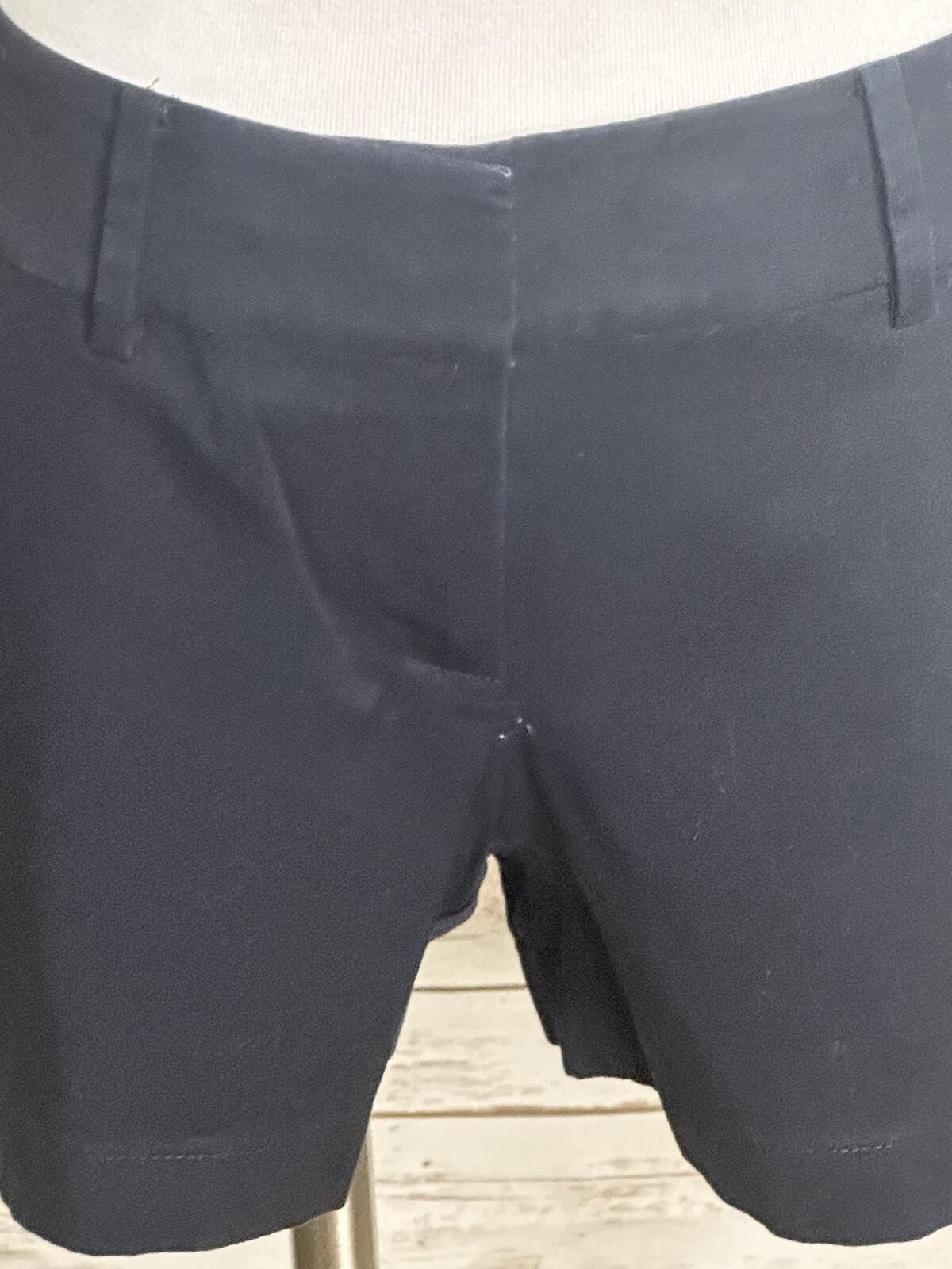 Ann Taylor City Short black tailored shorts 4P classic old money preppy polished