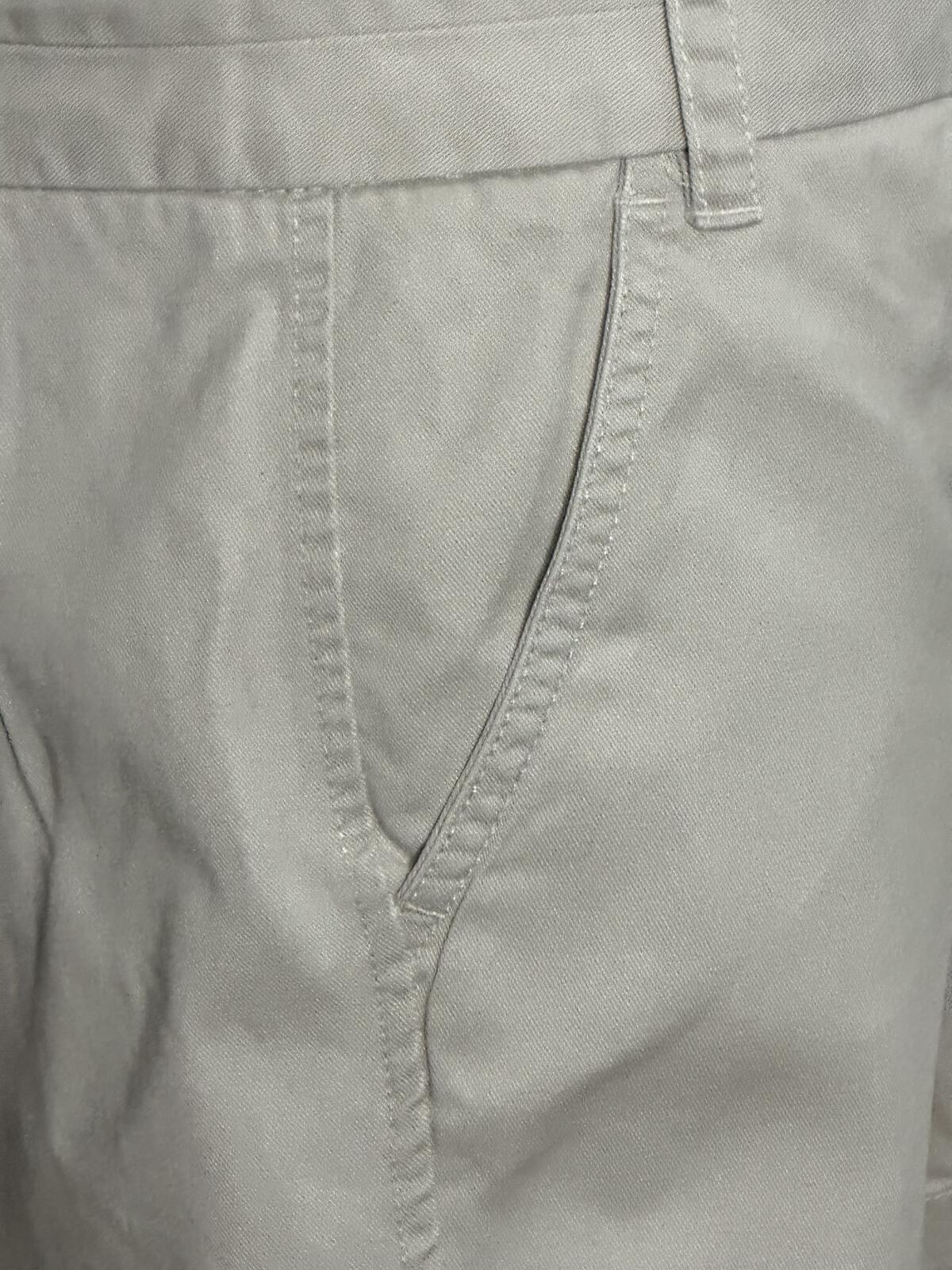 J.Crew Women's stone cotton chino shorts Size 0 relaxed fit classic preppy
