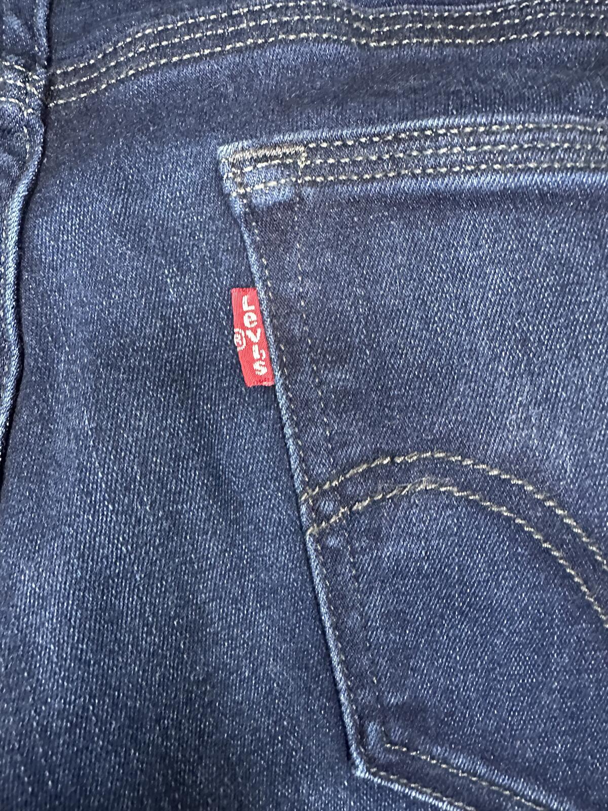 Levi's 529 Curvy Bootcut dark wash stretch denim jeans Size 14 coastal cowgirl