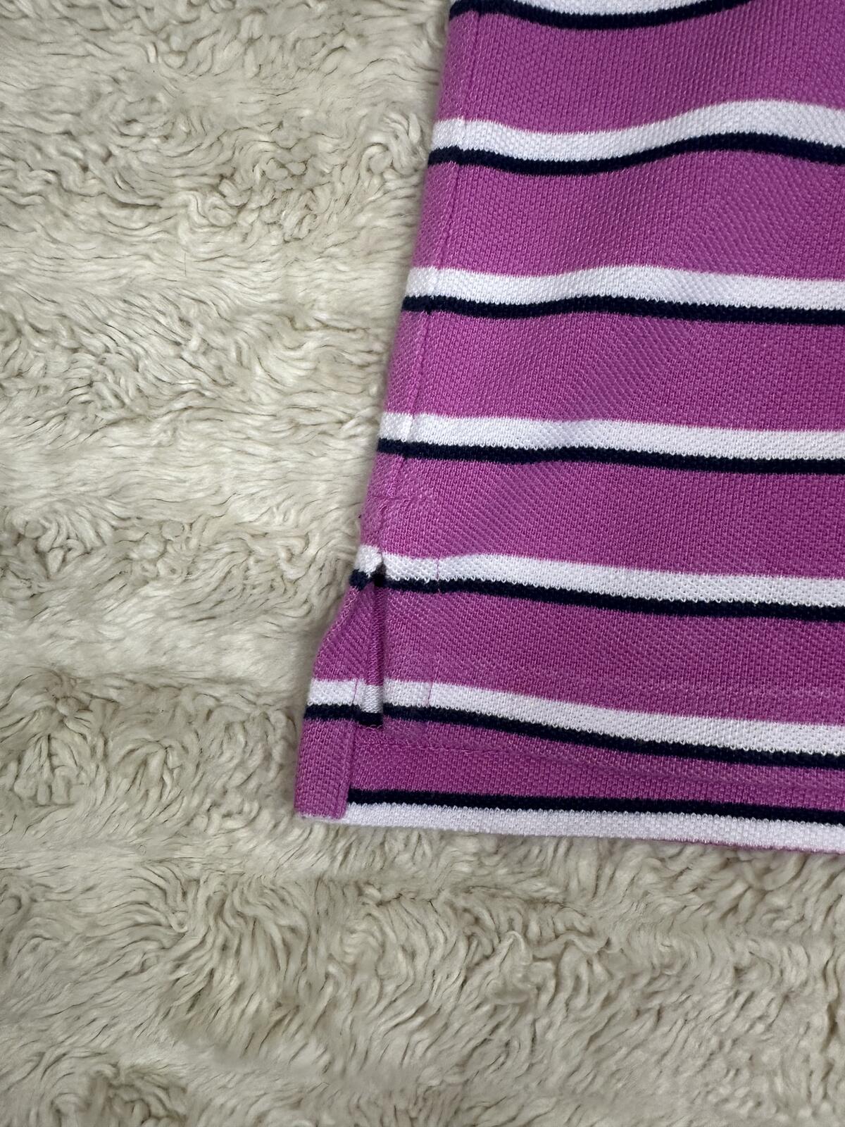Polo Ralph Lauren Big Pony pink navy white striped polo shirt Size 4/4T preppy