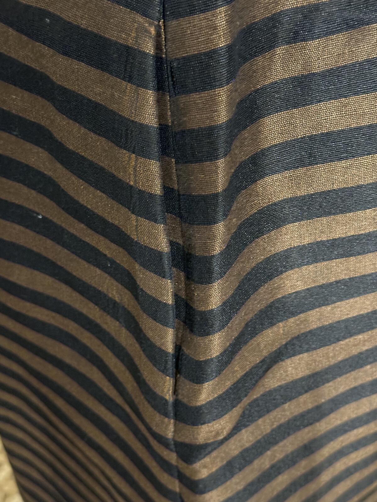 Madewell bronze black linen silk A-line pleated skirt Size 4 classic preppy twee