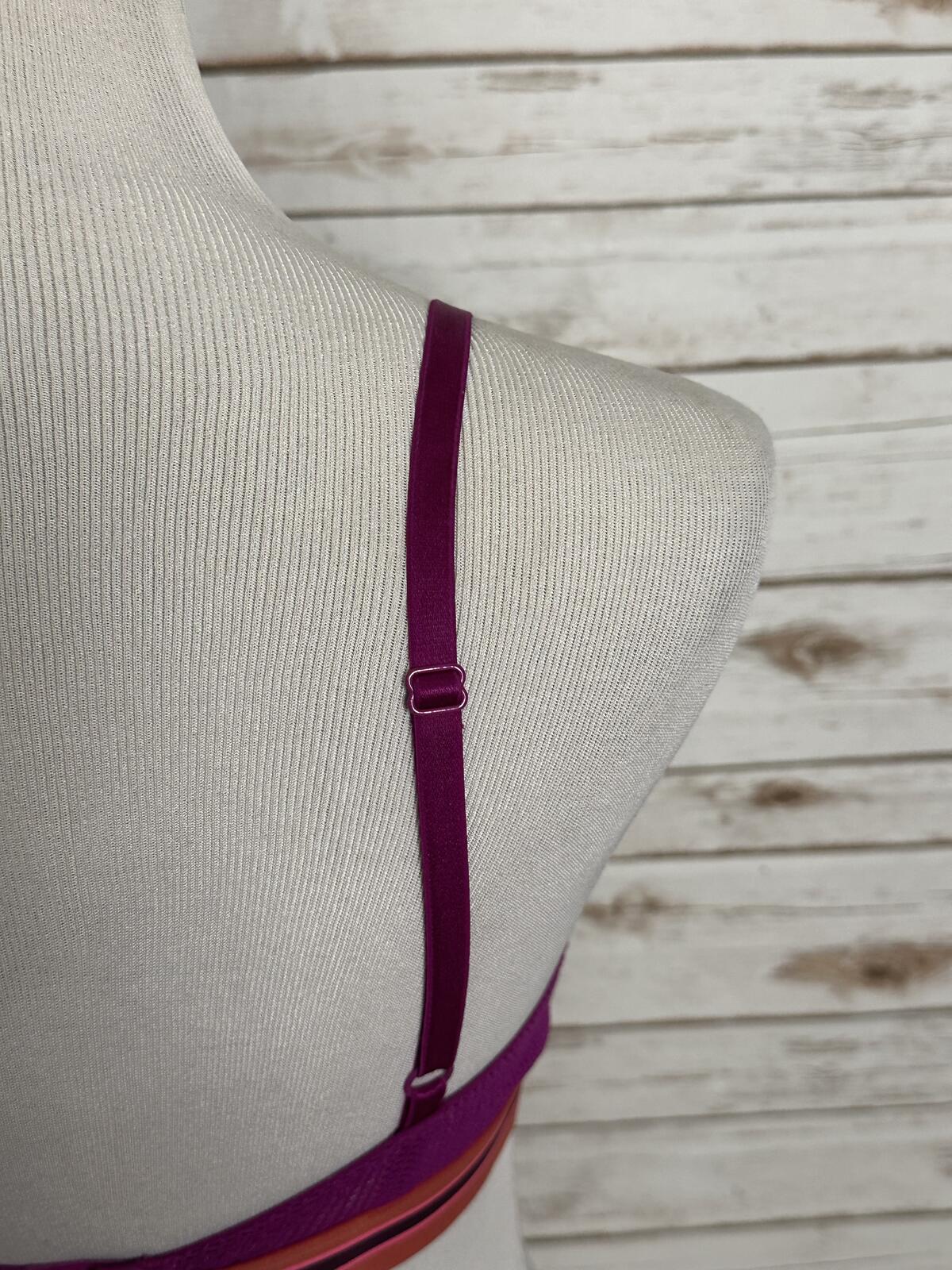 Victoria's Secret Very Sexy purple lace push-up bra 34C coquette bombshell