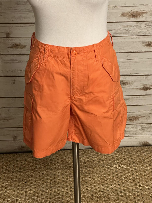 Polo Ralph Lauren orange cotton cargo shorts Size 6 utility gorpcore outdoors