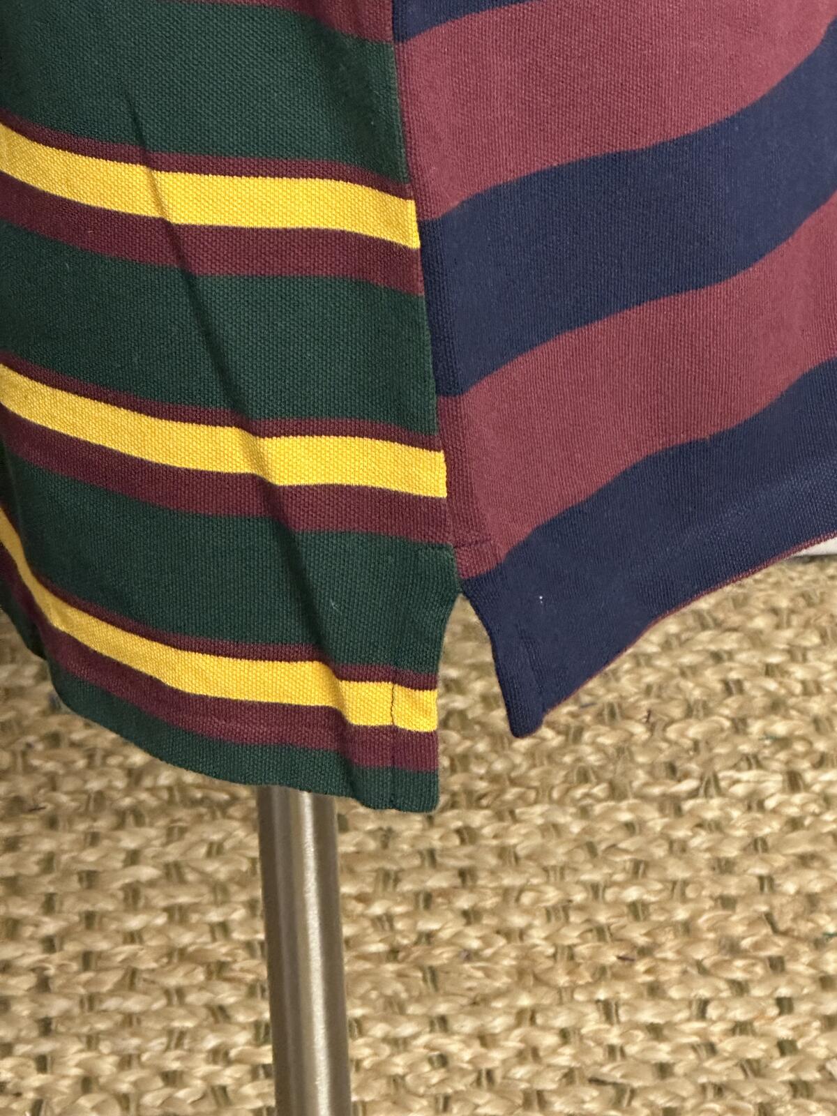Polo Ralph Lauren 1967 multicolored rugby-inspired polo shirt Youth XL (18-20)