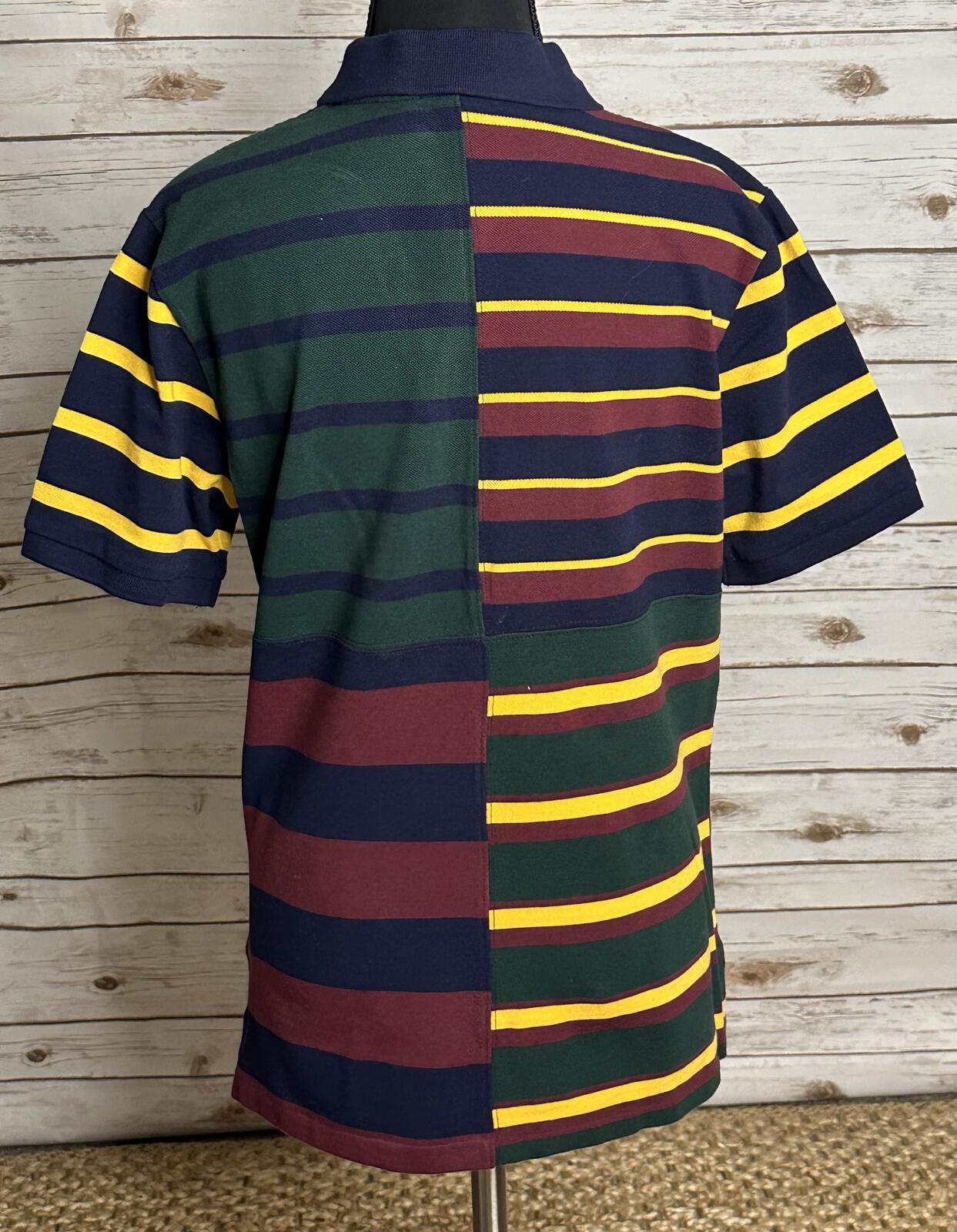 Polo Ralph Lauren 1967 multicolored rugby-inspired polo shirt Youth XL (18-20)