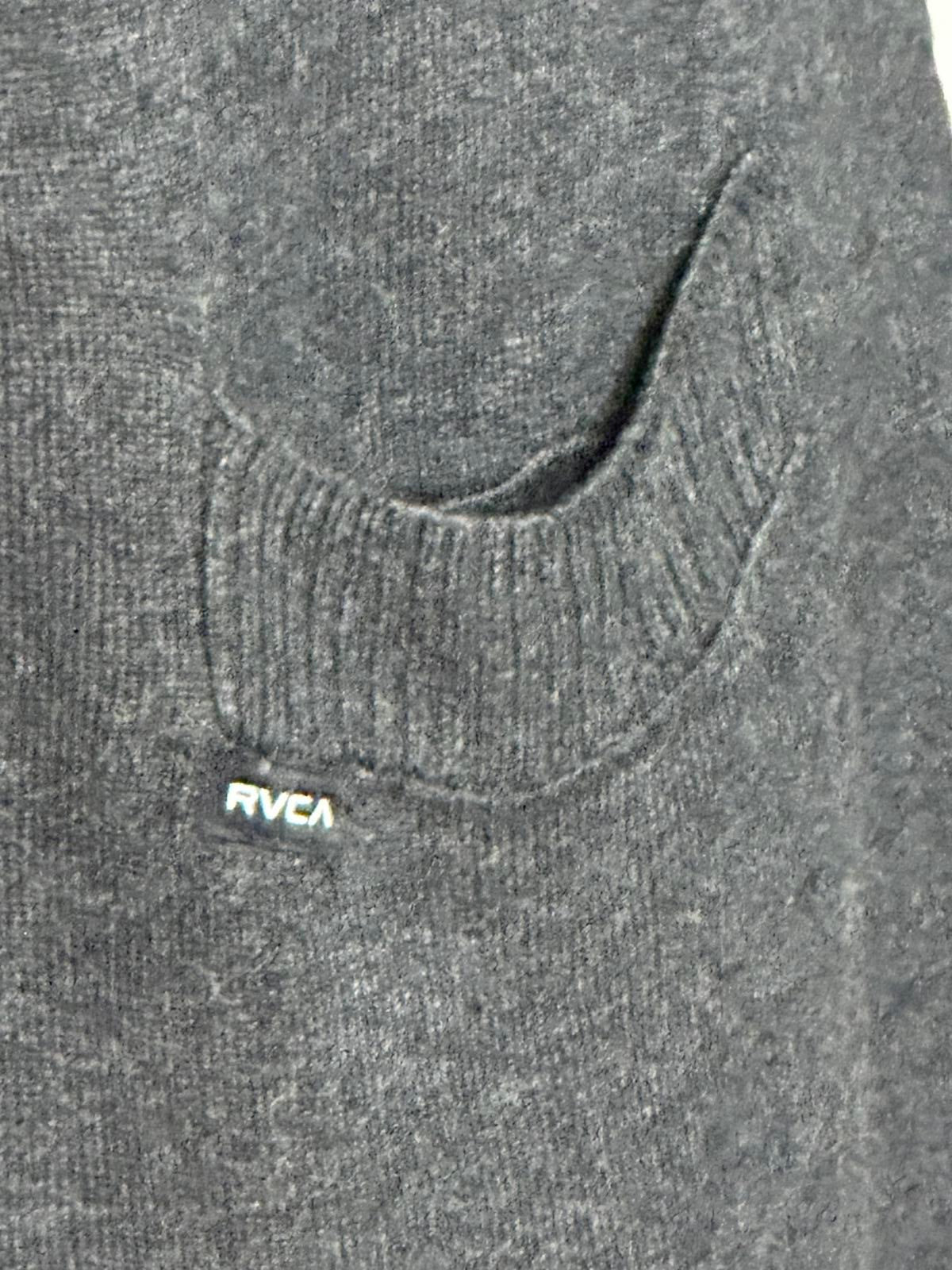 RVCA grey lagenlook scoop neck long sleeve pocket sweater dress/tunic Small