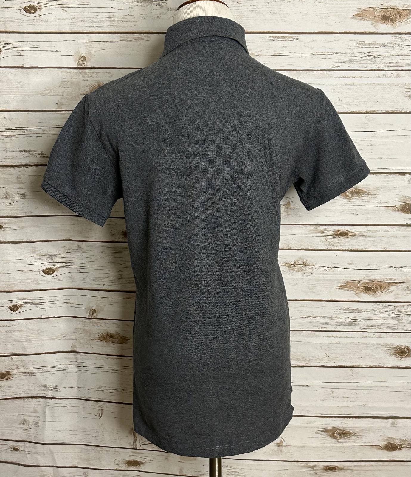 Bonobos Slim Fit classic preppy grey cotton short sleeve polo shirt Size Small