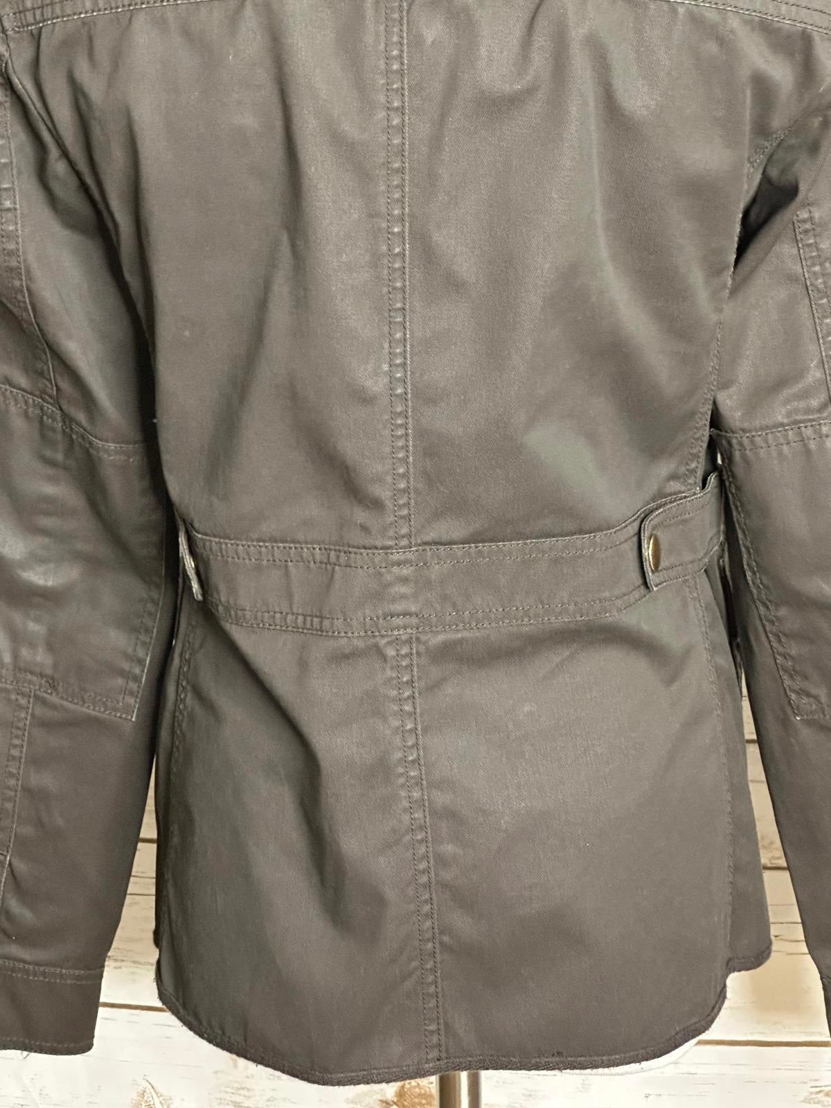 J.Crew olive green cotton relaxed boyfriend utility/field jacket Size Medium