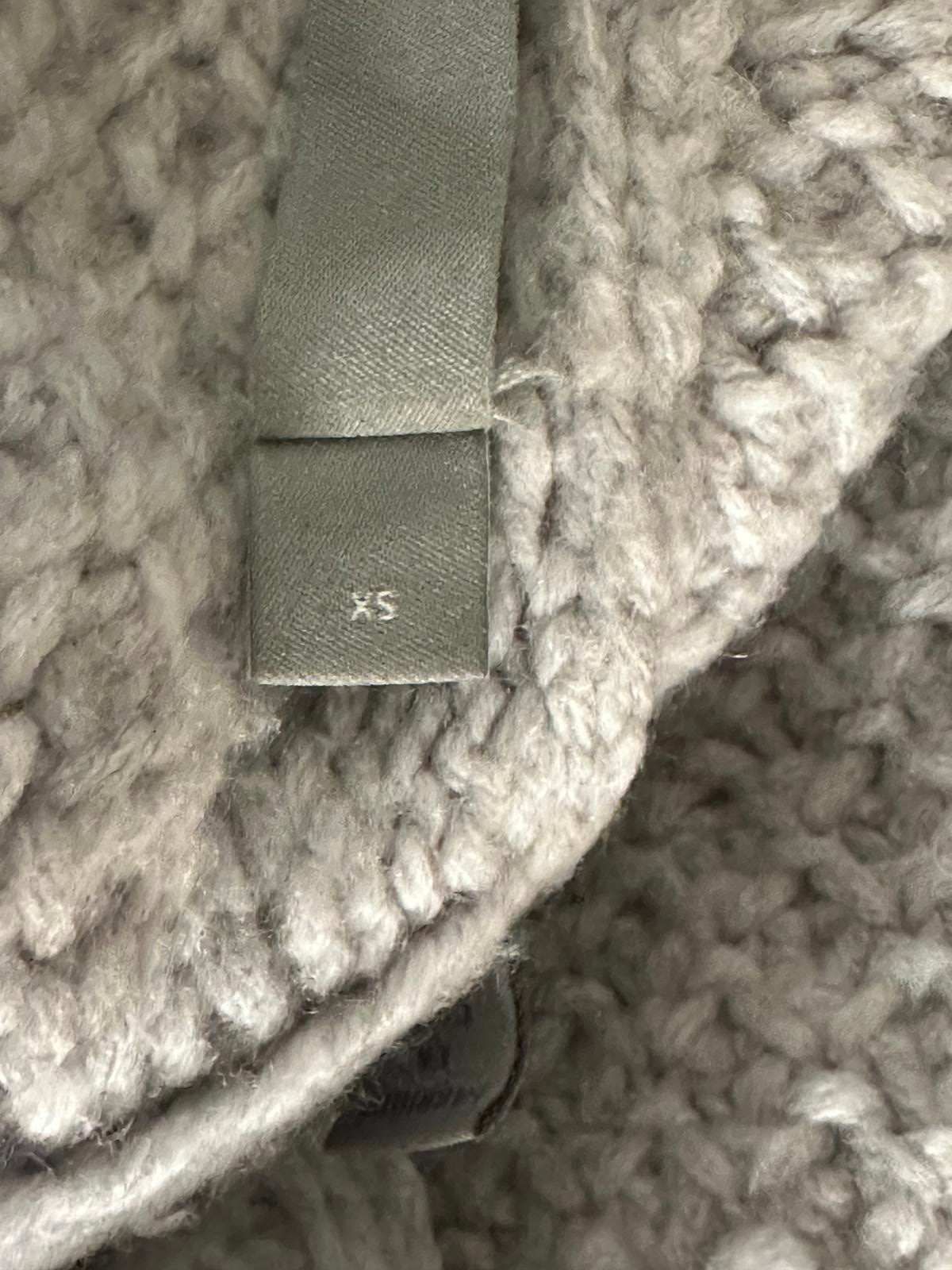 Vince lagenlook wool/cashmere grey chunky textured open cardigan sweater Size XS