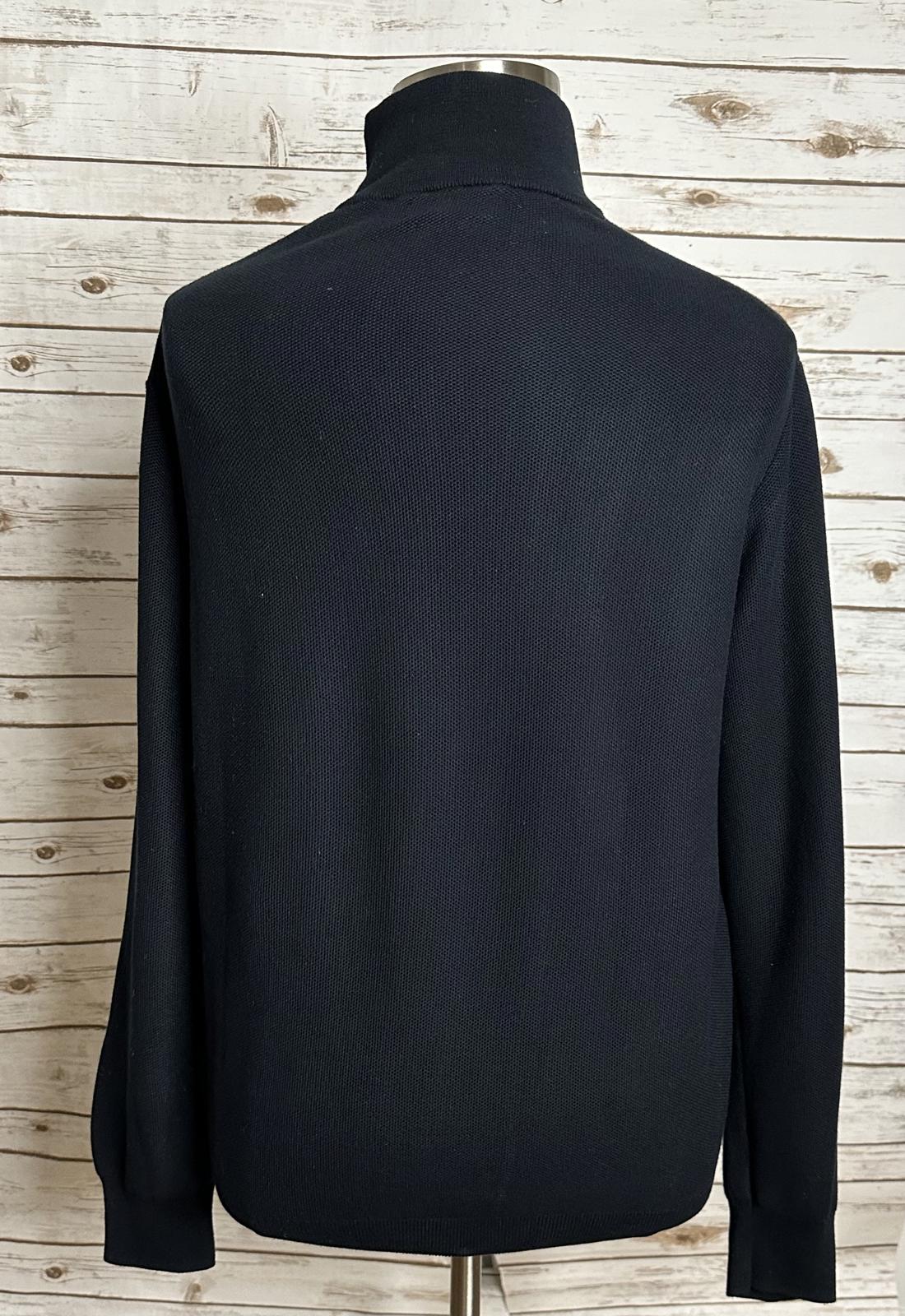 Polo Ralph Lauren classic Pima cotton quarter zip mock neck pullover sweater XXL