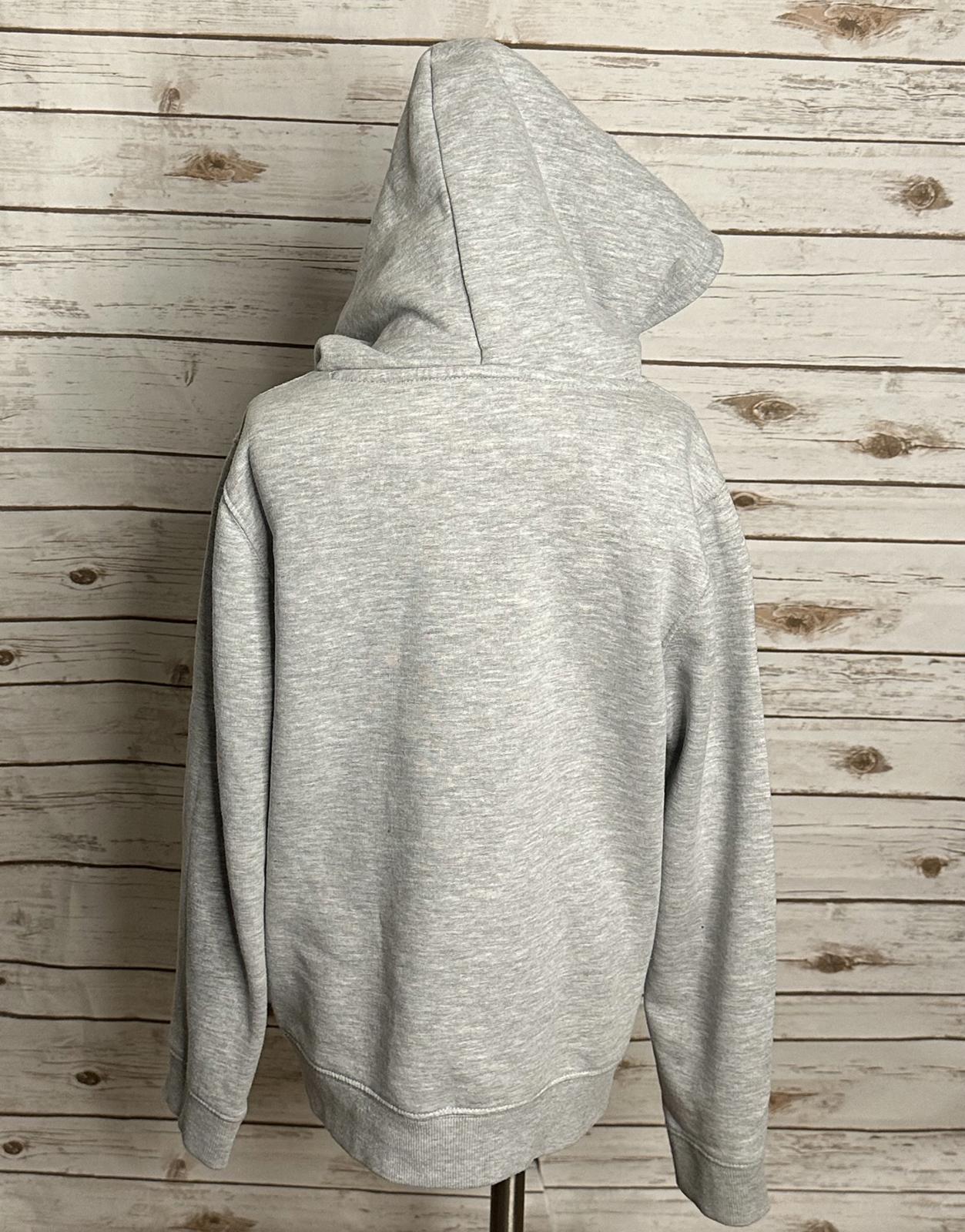 Youth Vineyard Vines heather grey embroidered logo pullover hoodie Size S (8-10)